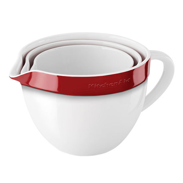 KitchenAid KBLR03NB Stapelbares Rührschüssel-Set 3tlg.