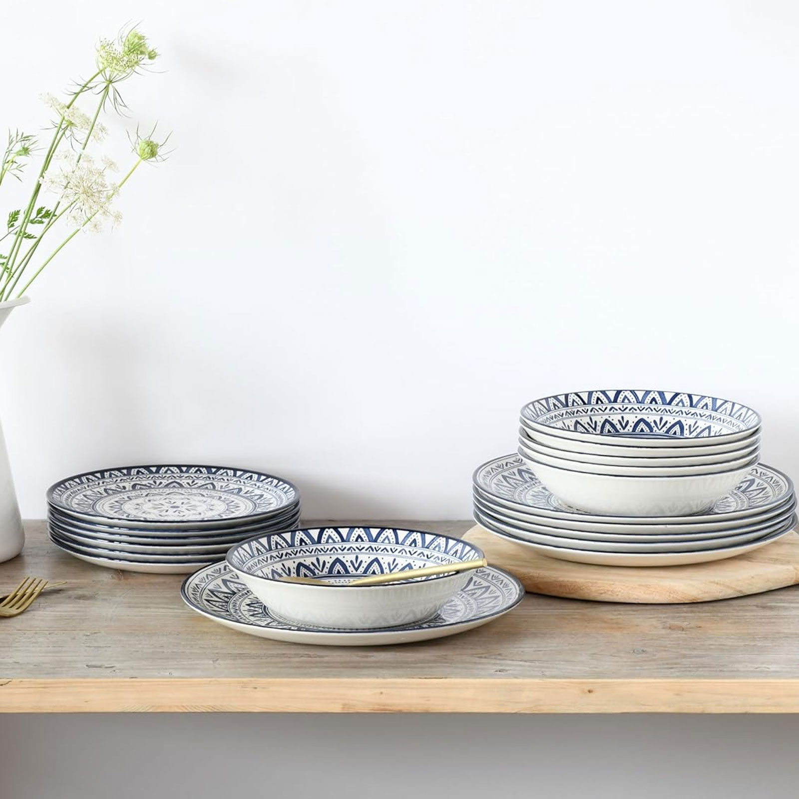 CreaTable Mexico 17178 Teller Set, 18-teilig