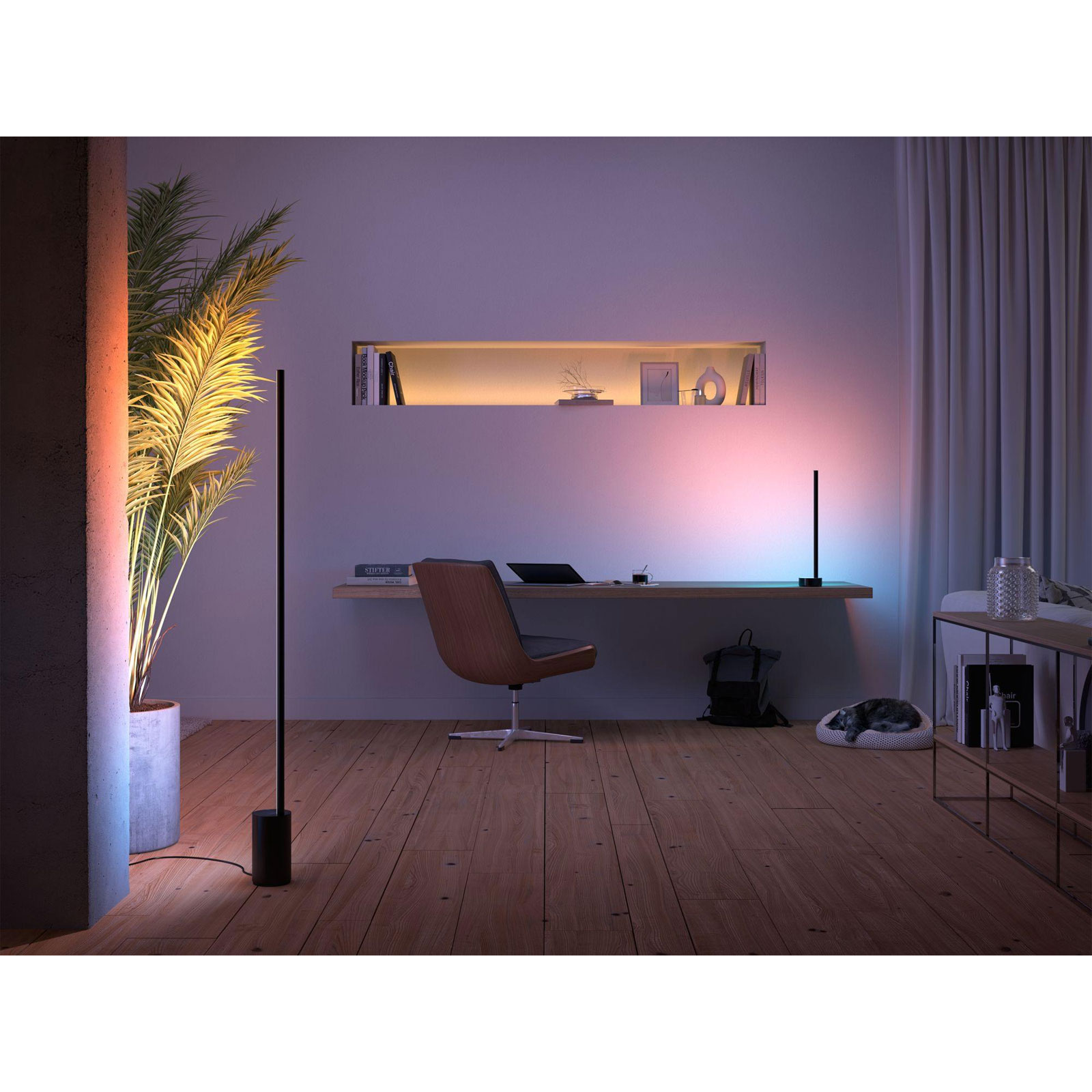 Philips Hue Gradient Signe Stehleuchte, Schwarz