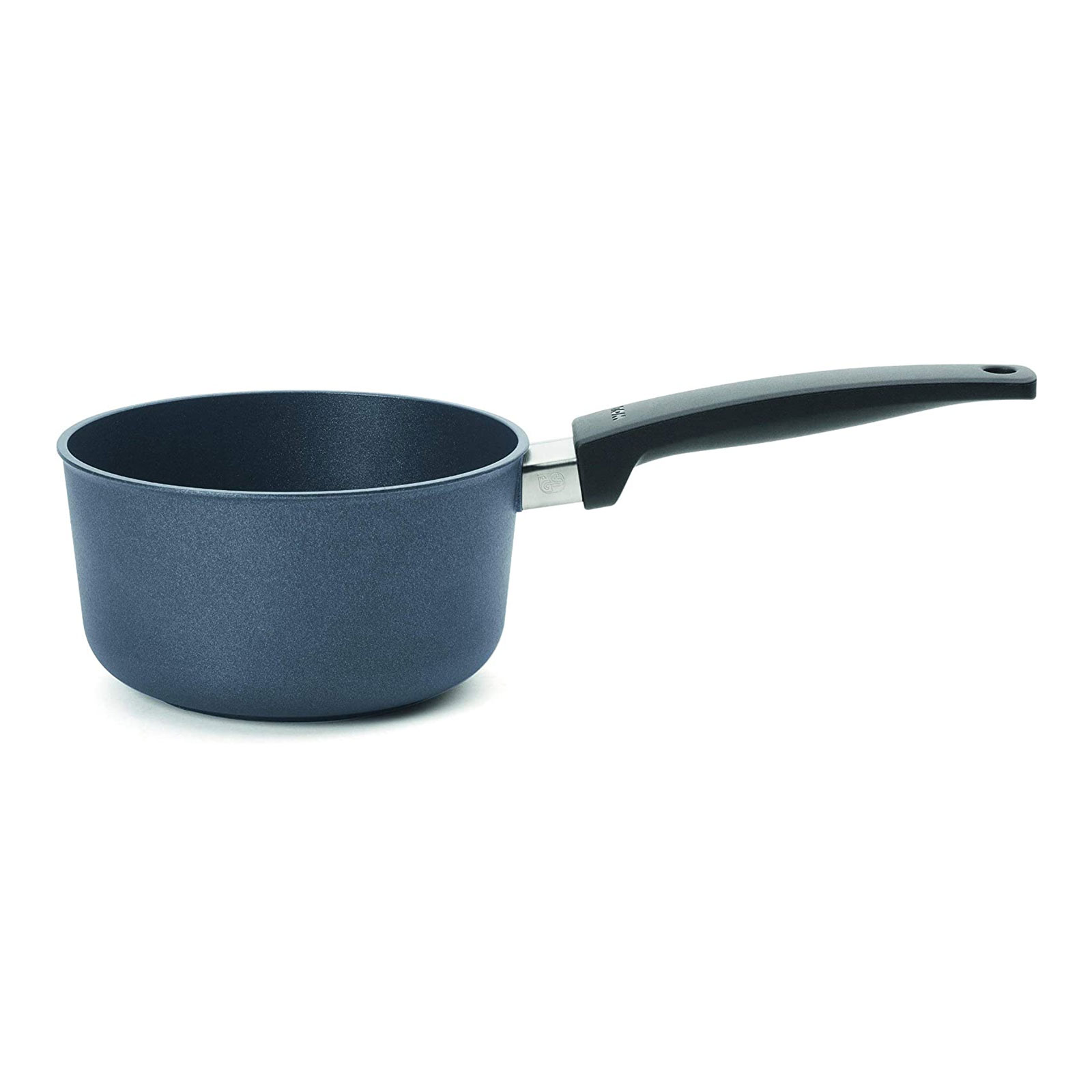 Woll 918CPI Guss Topf Concept Plus Stielkasserolle für Induktion 18 cm, 9.5 cm hoch mit Deckel, 2 L mit festen Griff