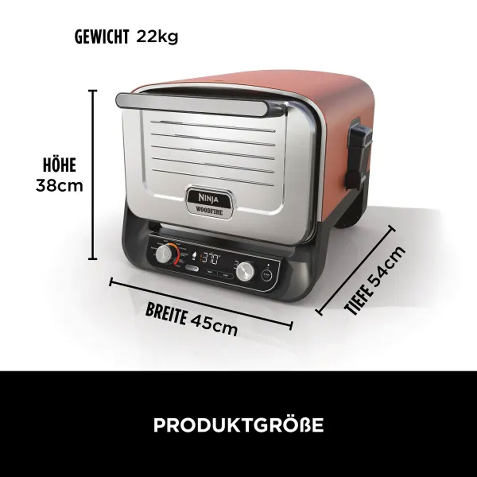Ninja OO101DE Woodfire Tischgrill