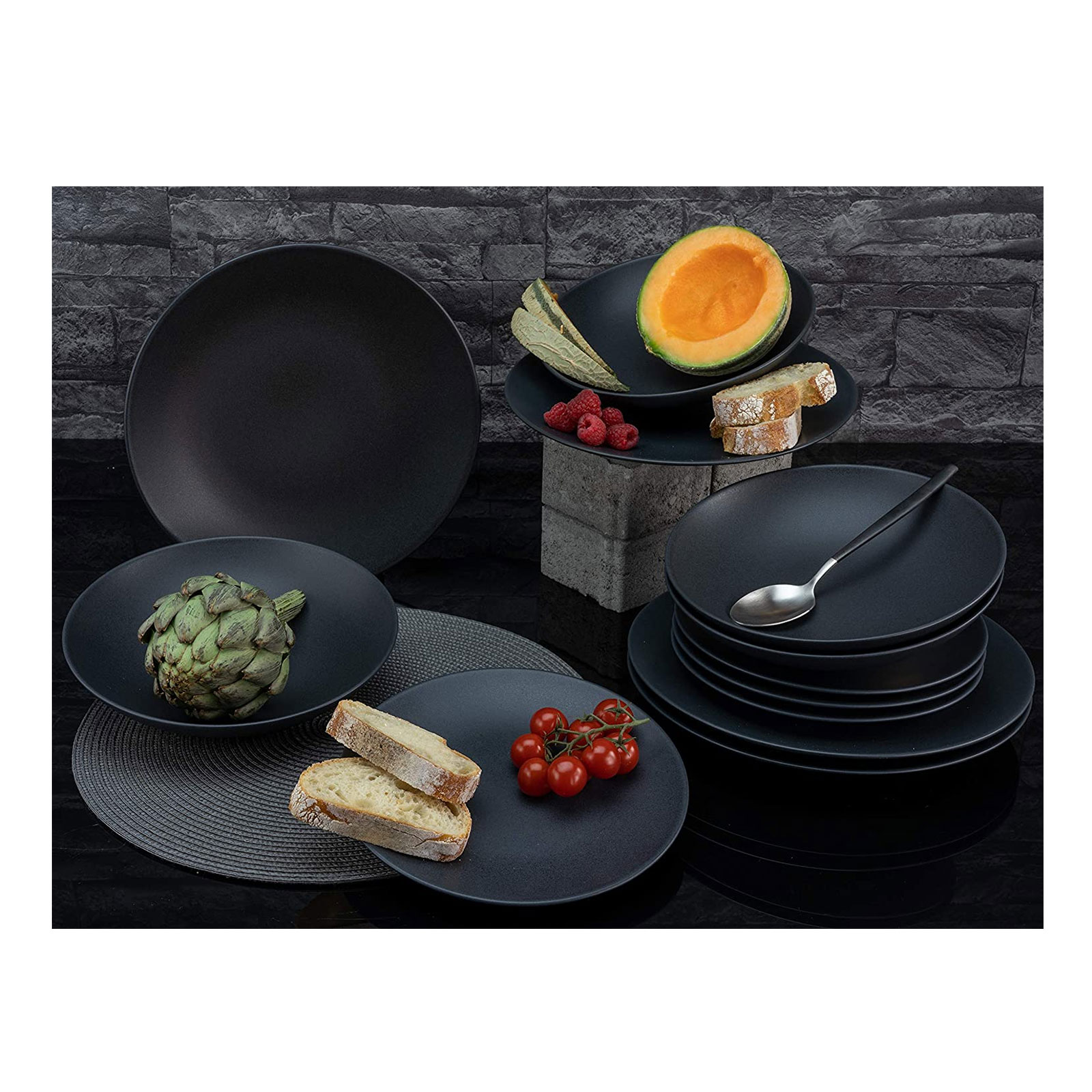 Creatable 20-tlg Soft Touch Black Kombi 23146 Schwarz