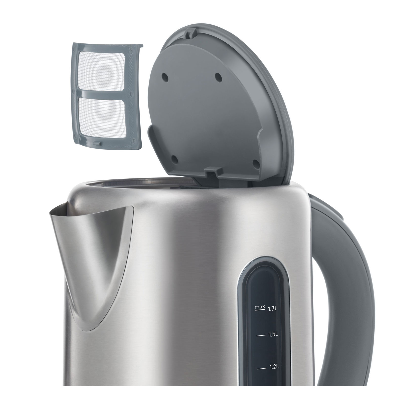 Bosch TWK7901 Wasserkocher Edelstahl/hellgrau