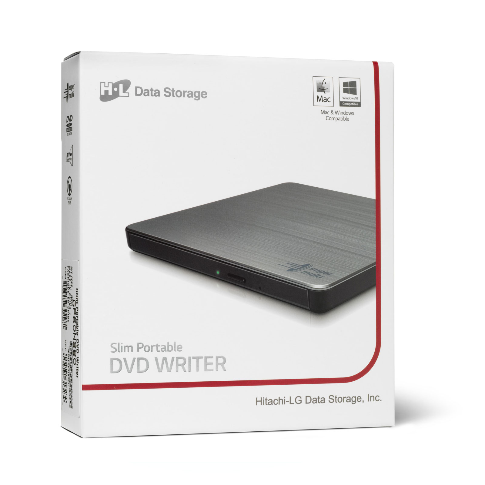 HLDS GP60NB60 DVD-Brenner schwarz, extern 9.5mm, Retail