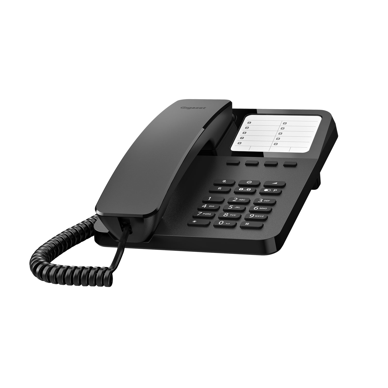 GIGASET DESK 400, Weiß Schnurgebundenes-Telefon