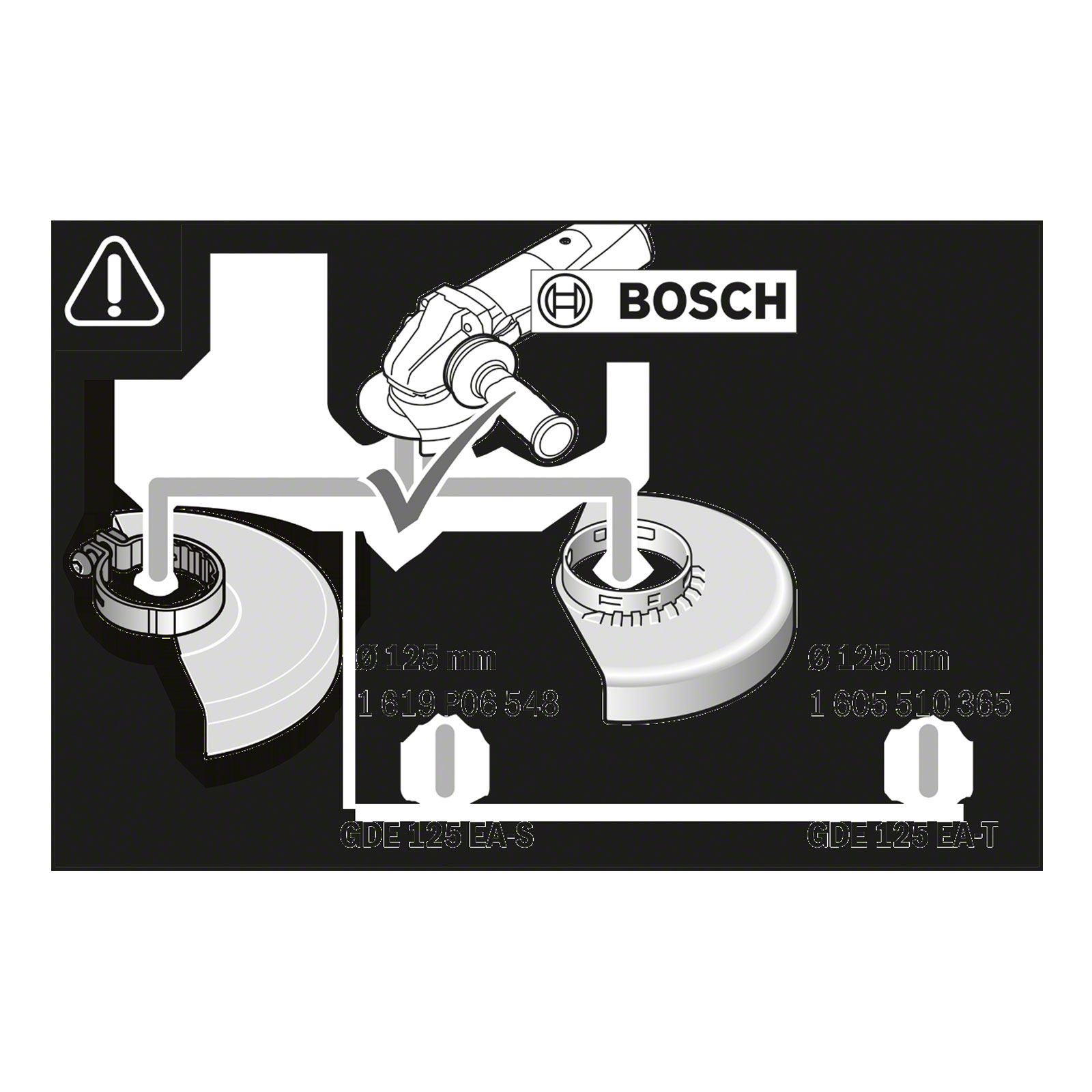 Bosch Professional Absaughaube Easy-Adjust GDE 125 EA-T, Systemzubehoer