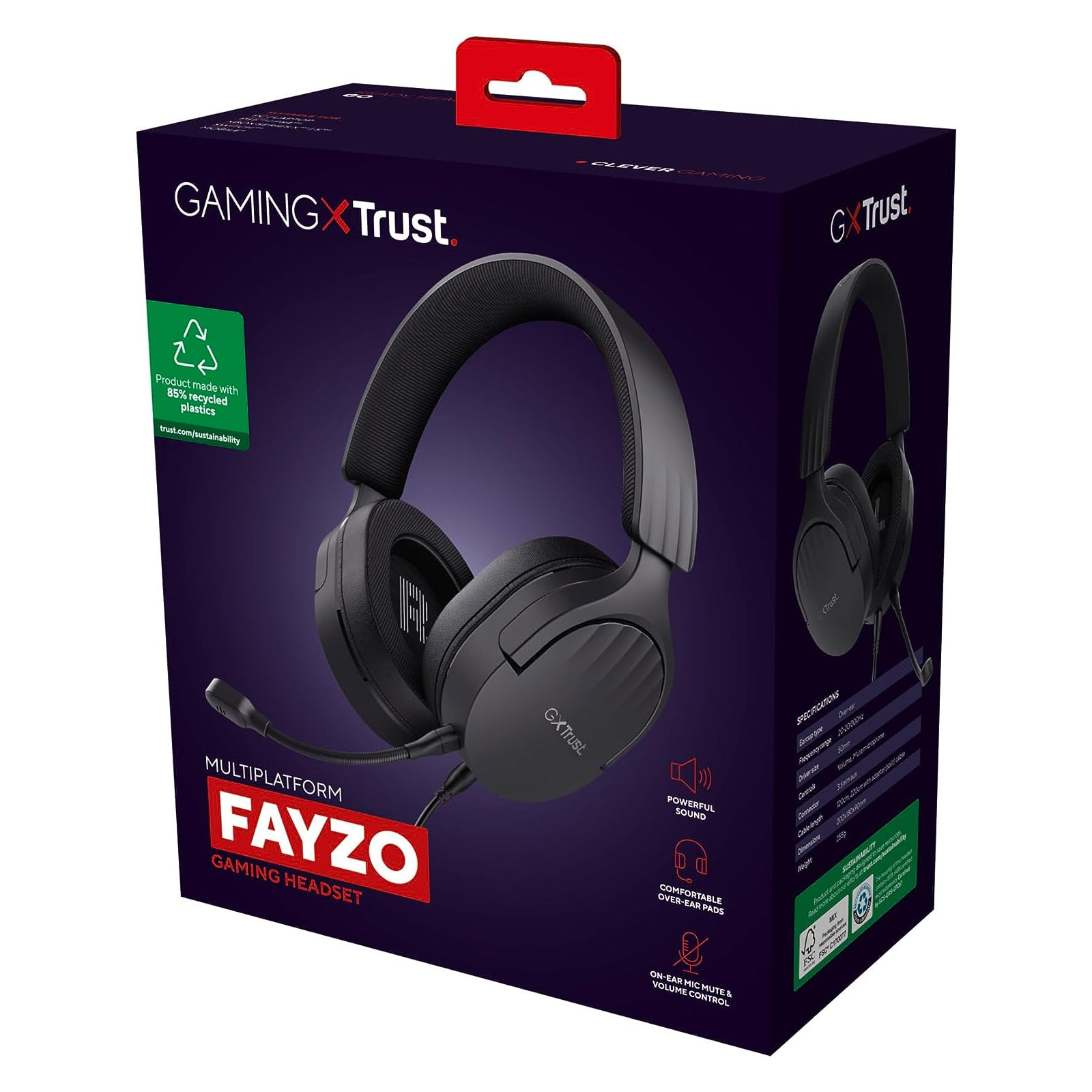 Trust GXT 489 Fayzo, Gaming-Headset