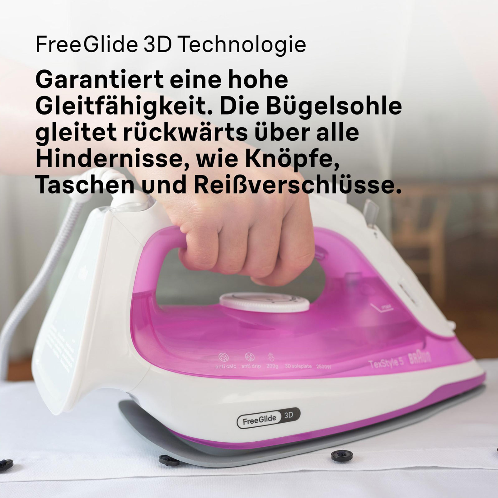 BRAUN SI 5225 PU TexStyle 5 Dampfbügeleisen