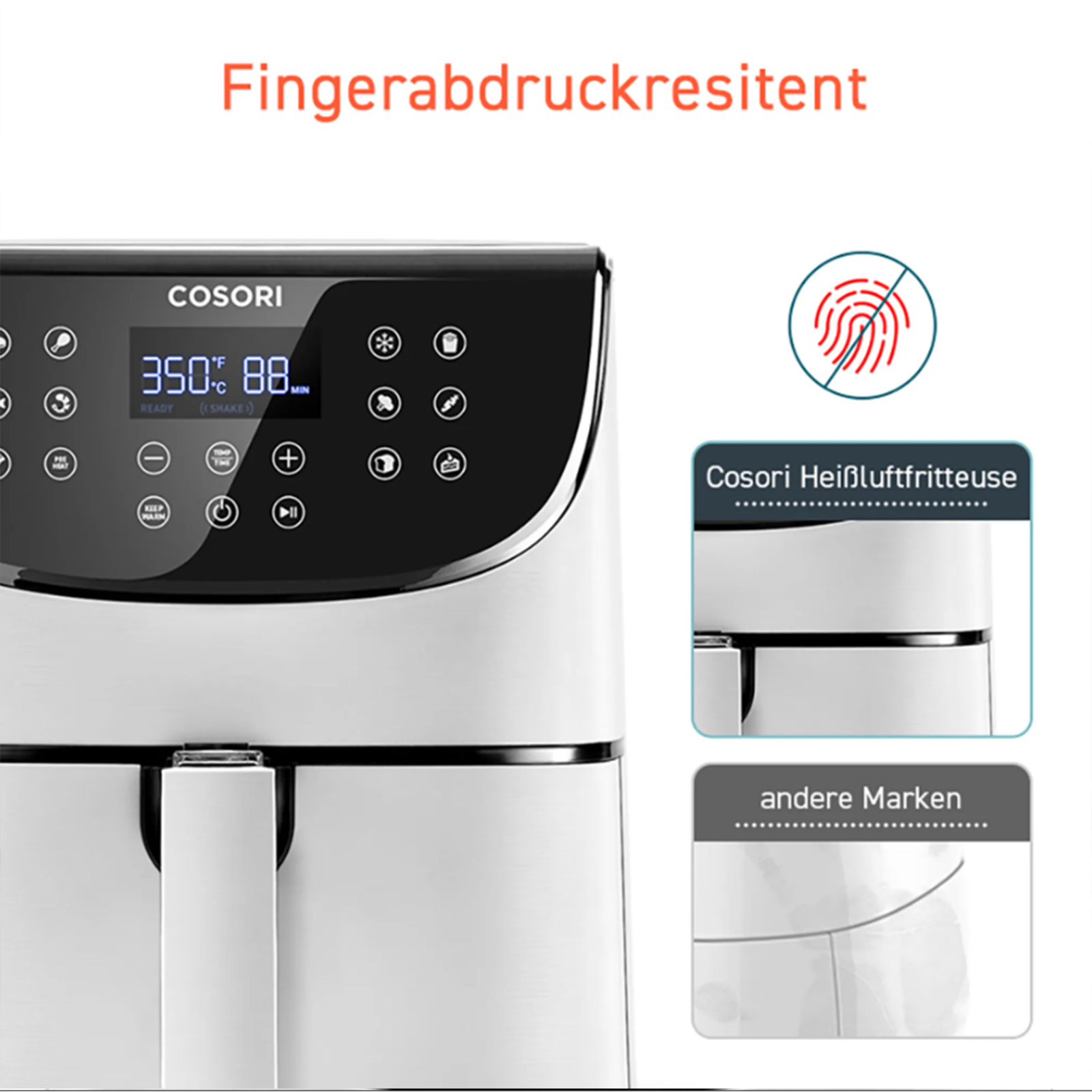 Cosori CP158-AF-RXW Weiß Heißluftfritteuse