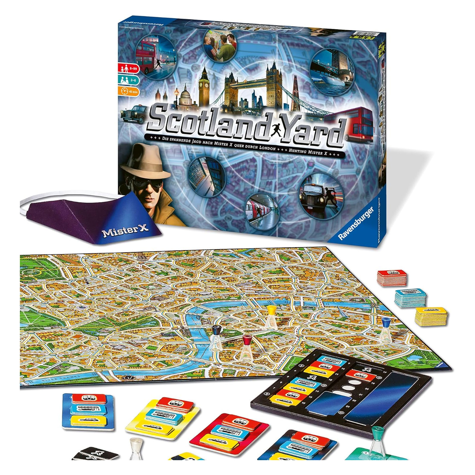 Ravensburger 26601 Scotland Yard Detektiv-Spiel