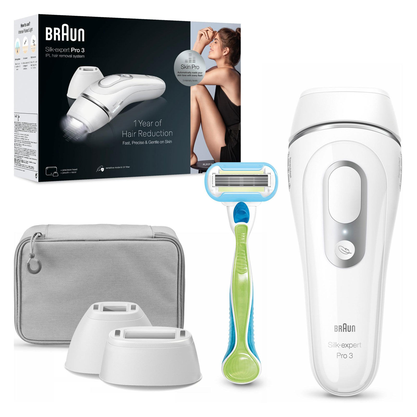 Braun IPL Haarentferner IPL Silk·expert Pro 3 PL3122