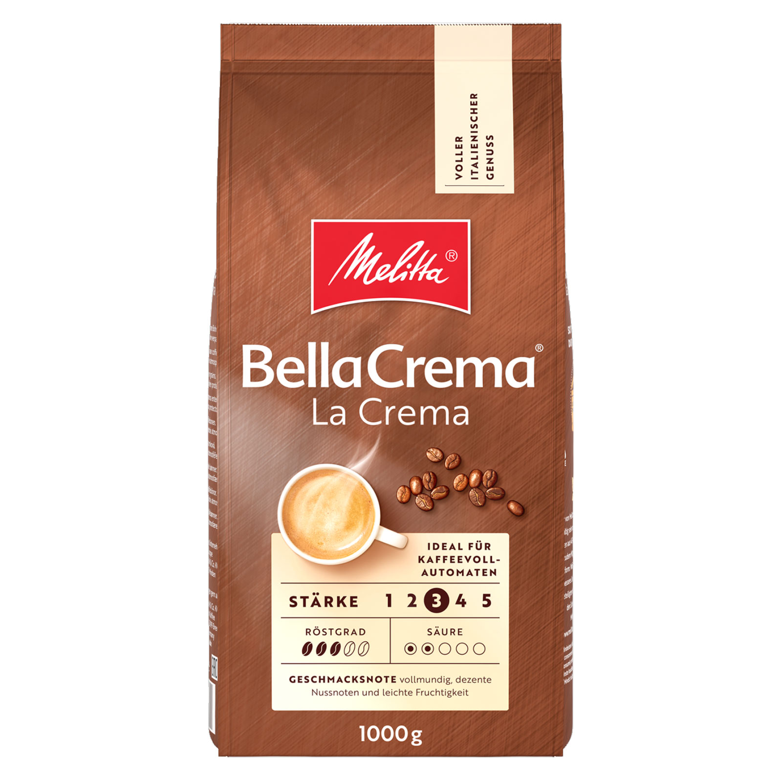 Melitta Pure Silver E950-766 Kaffeevollautomat inklusive Melitta BELLACREMA® LA CREMA und Melitta doppelwandige Espresso-Gläser