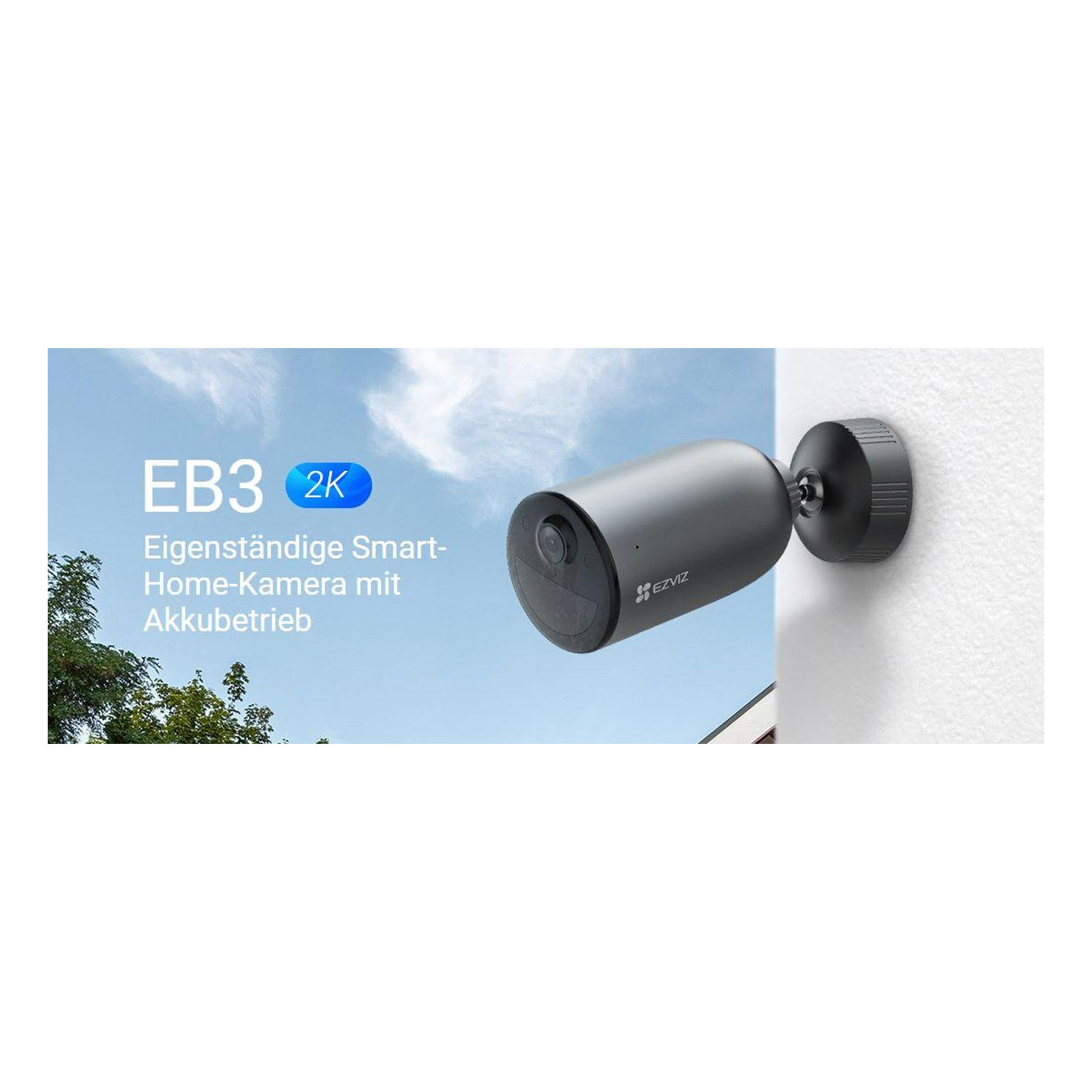 EZVIZ EB3 2K schwarz Außenkamera