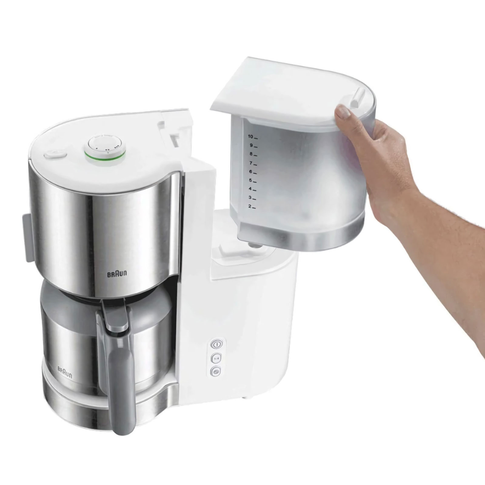 Braun Kaffeemaschine Filterkaffemaschine IDCollection KF 5105 Weiß 