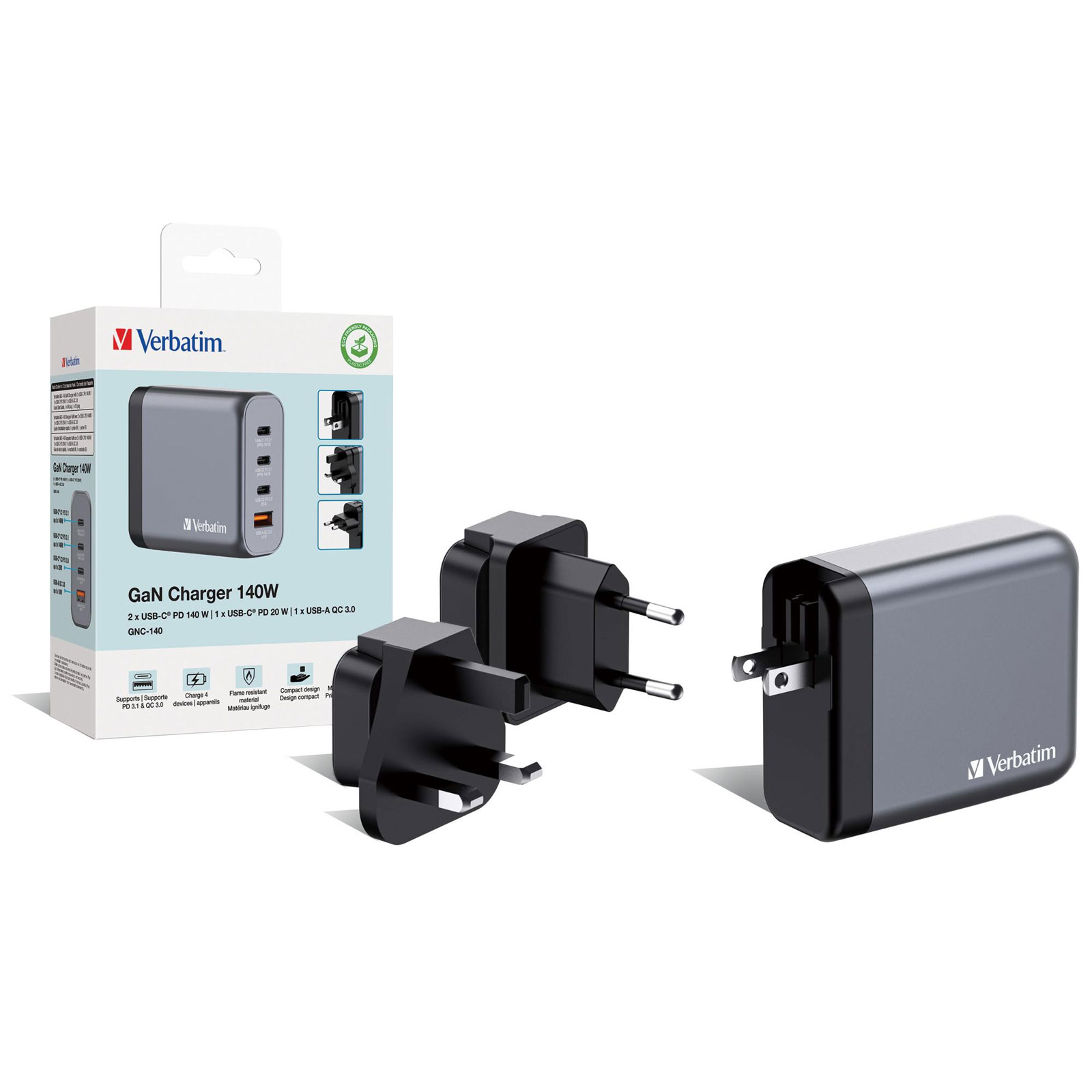 VER 32203 GNC-140 GaN Charger4