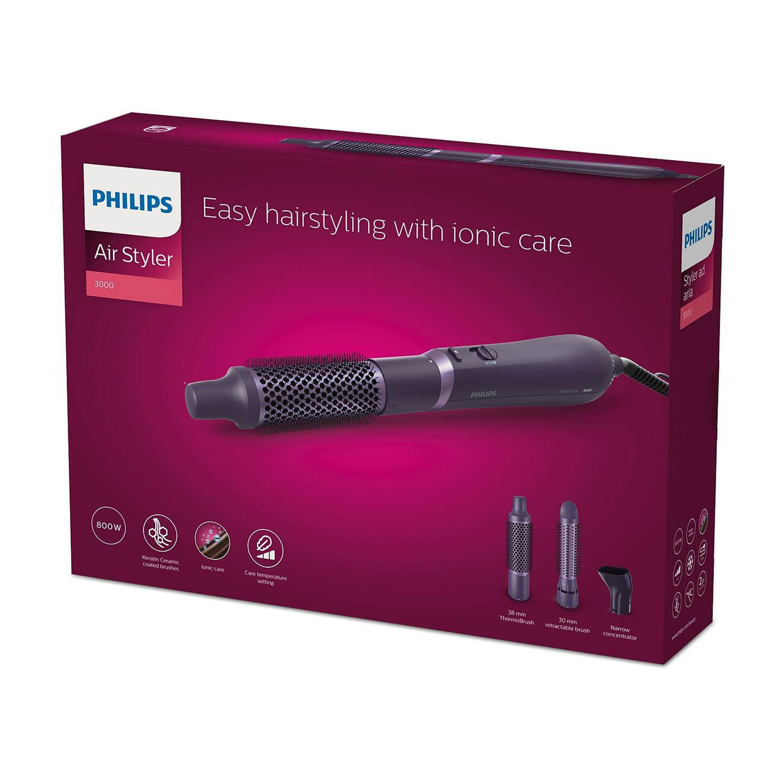 PHILIPS Warmluftbürste BHA305/00 Airstyler 3000 PHILIPS Warmluftbürste BHA305/00 Airstyler 3000