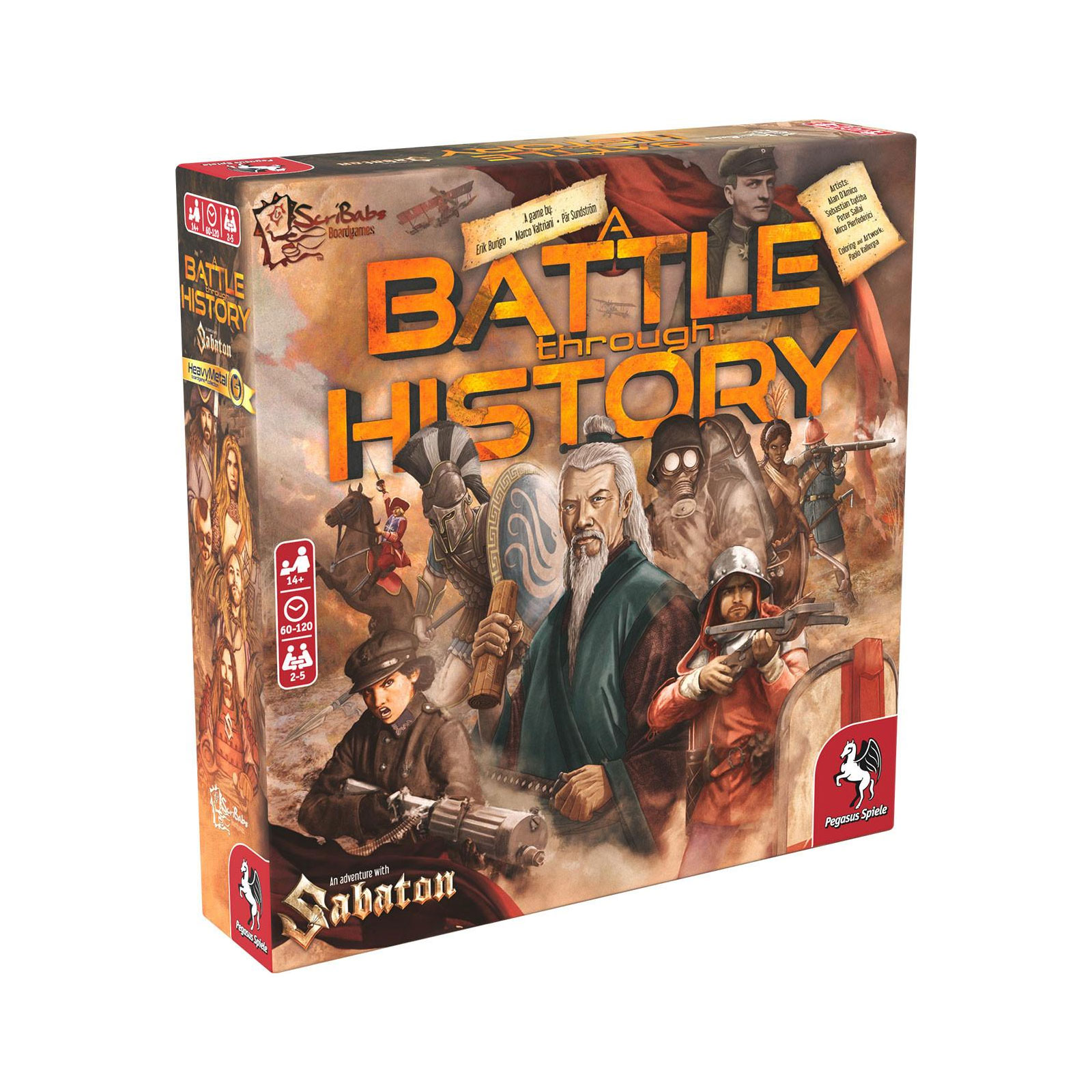 Pegasus Spiele A Battle through History - Das Sabaton Brettspiel 57702G
