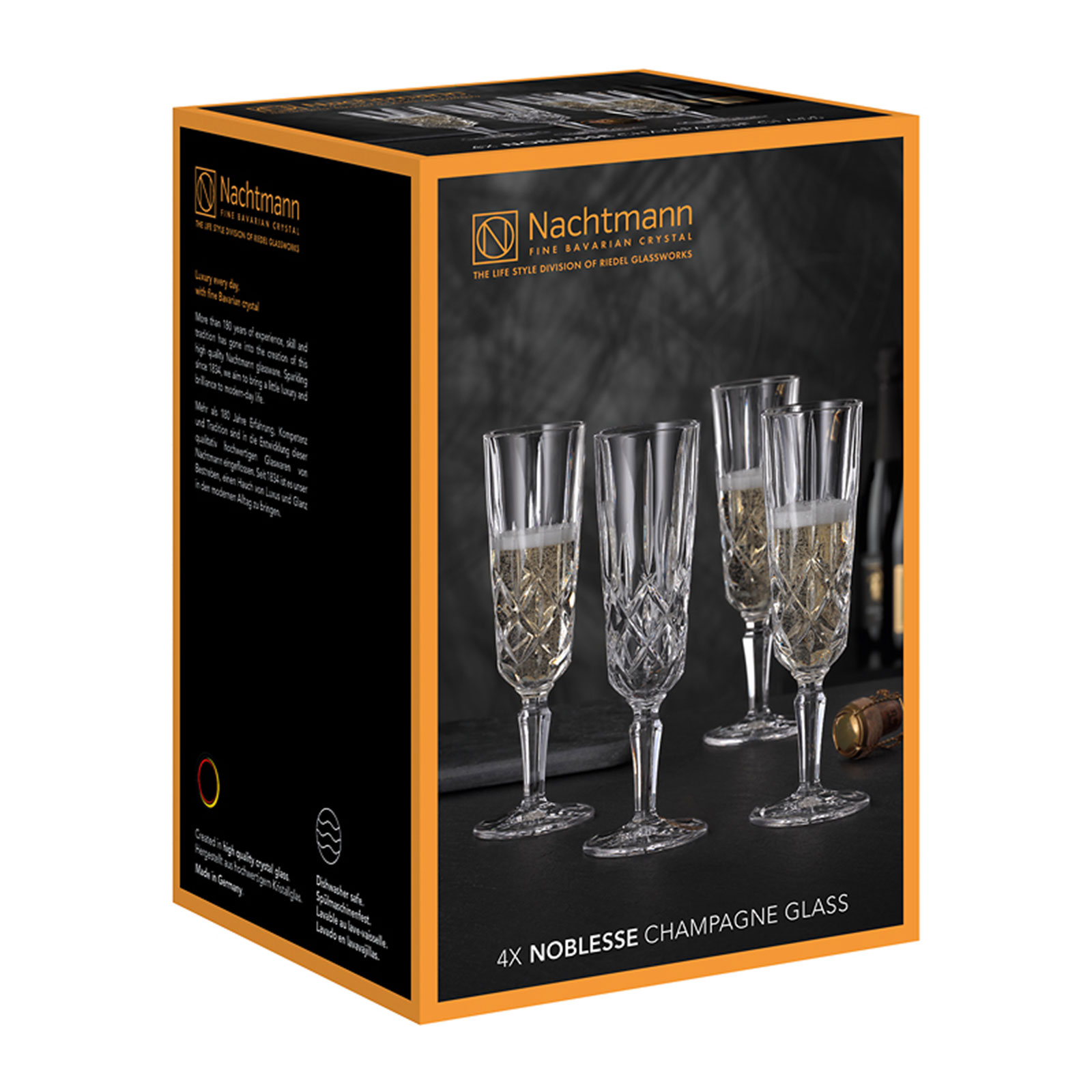 Nachtmann Champagnerglas Noblesse 4er Set