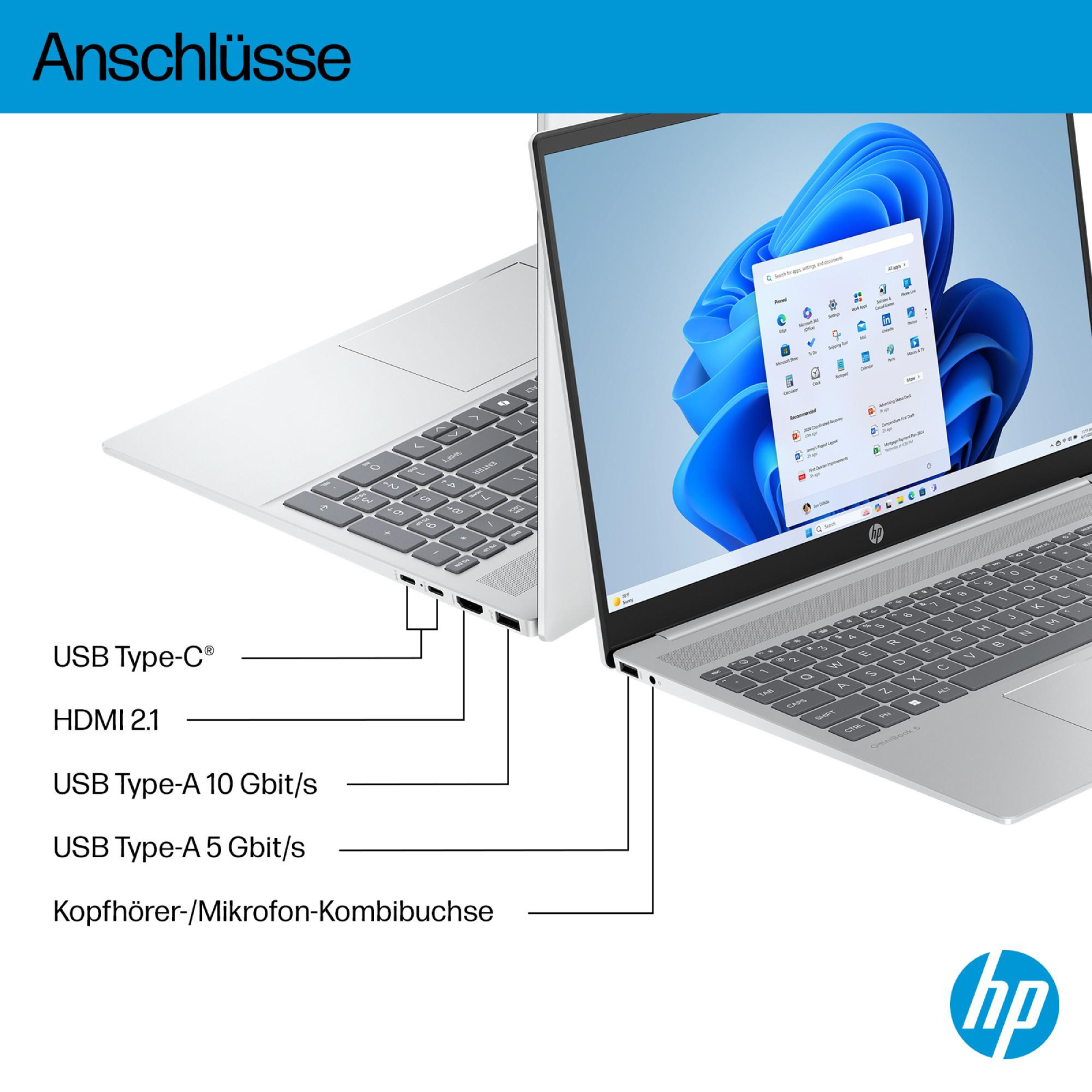 HP Notebook OmniBook 5 AI 16-af1655ng