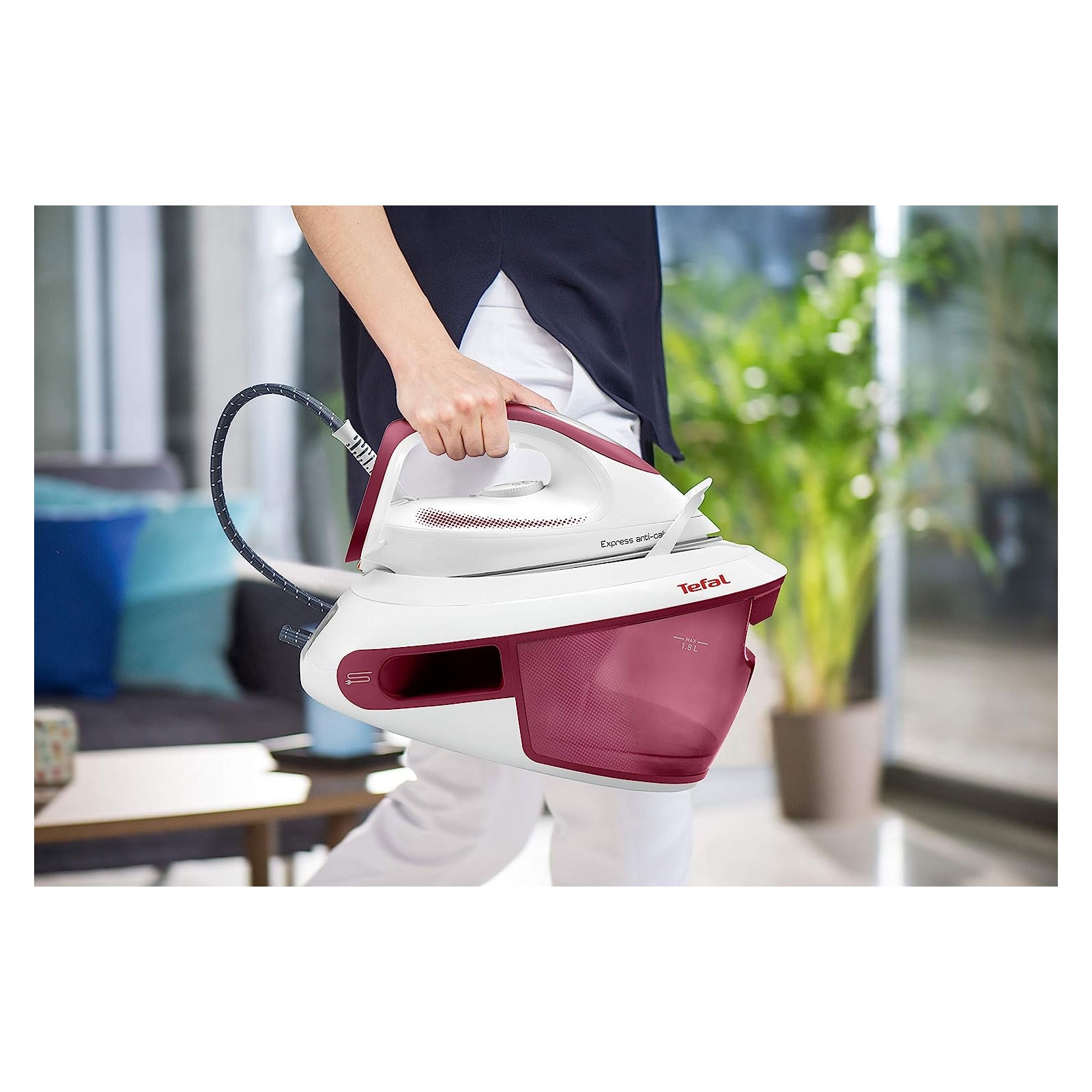 Tefal SV8012 Express Anti-Calc Dampfbügelstation | 2800 Watt