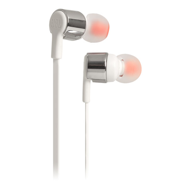 JBL T210 In-Ear Kopfhörer Mikrofon Pure Bass Flachkabel Ein-Tasten Bedienung 