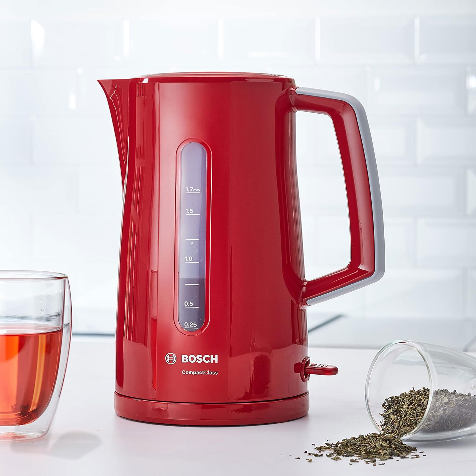 Bosch TWK3A014 Wasserkocher rot
