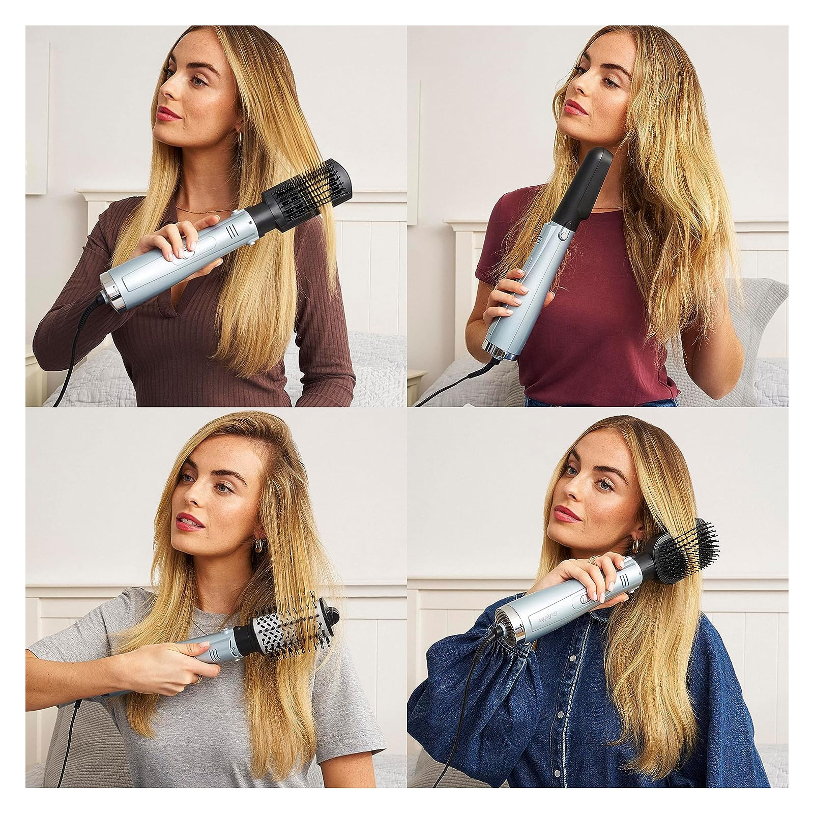 BaByliss Hydro Fusion Smooth & Shape Warmluftbürste