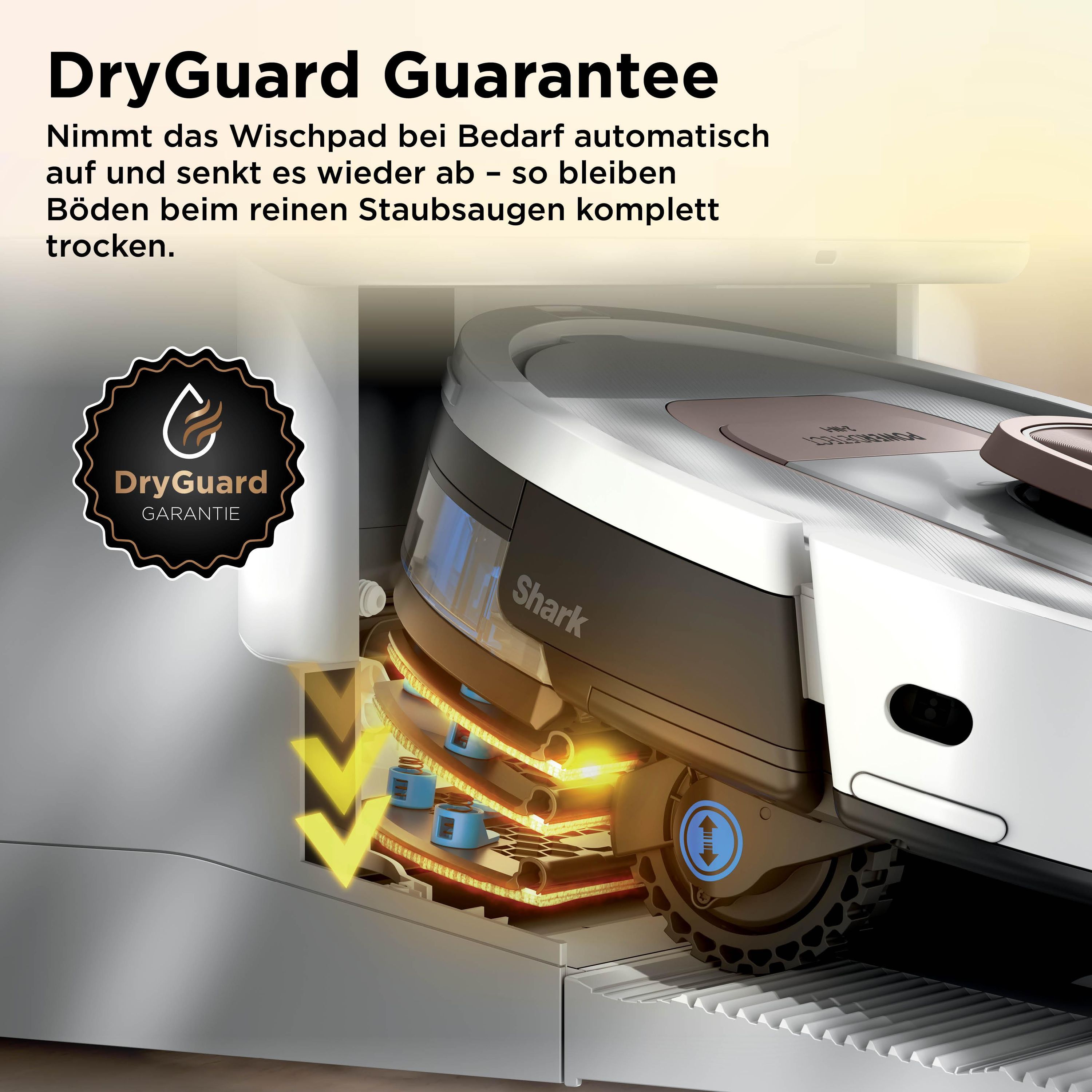 Shark RV2910XEEUWH ThermaCharged PowerDetect Saugroboter mit Wischfunktion