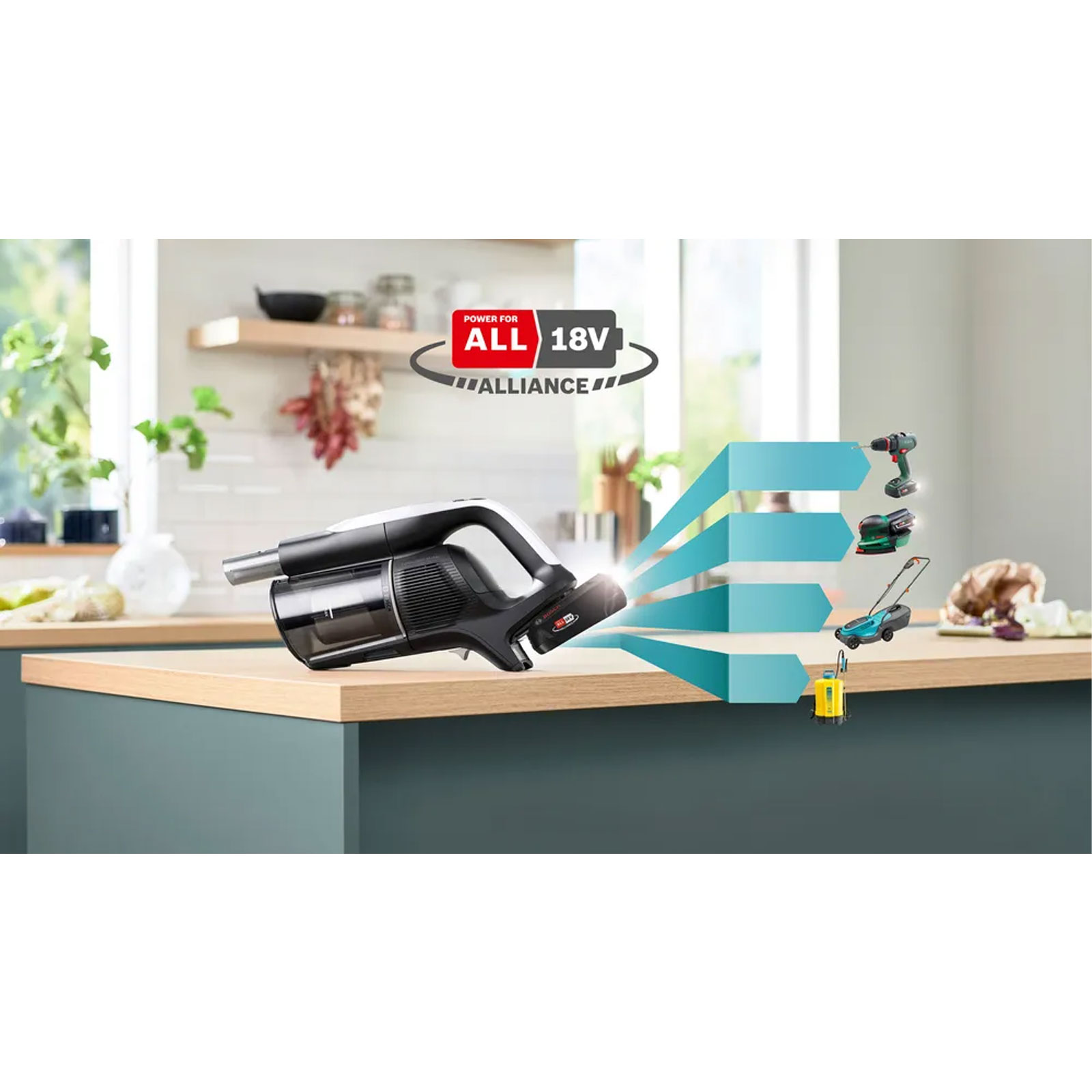 Bosch BTS1042WAC Unlimited 10 Akku-Staubsauger 