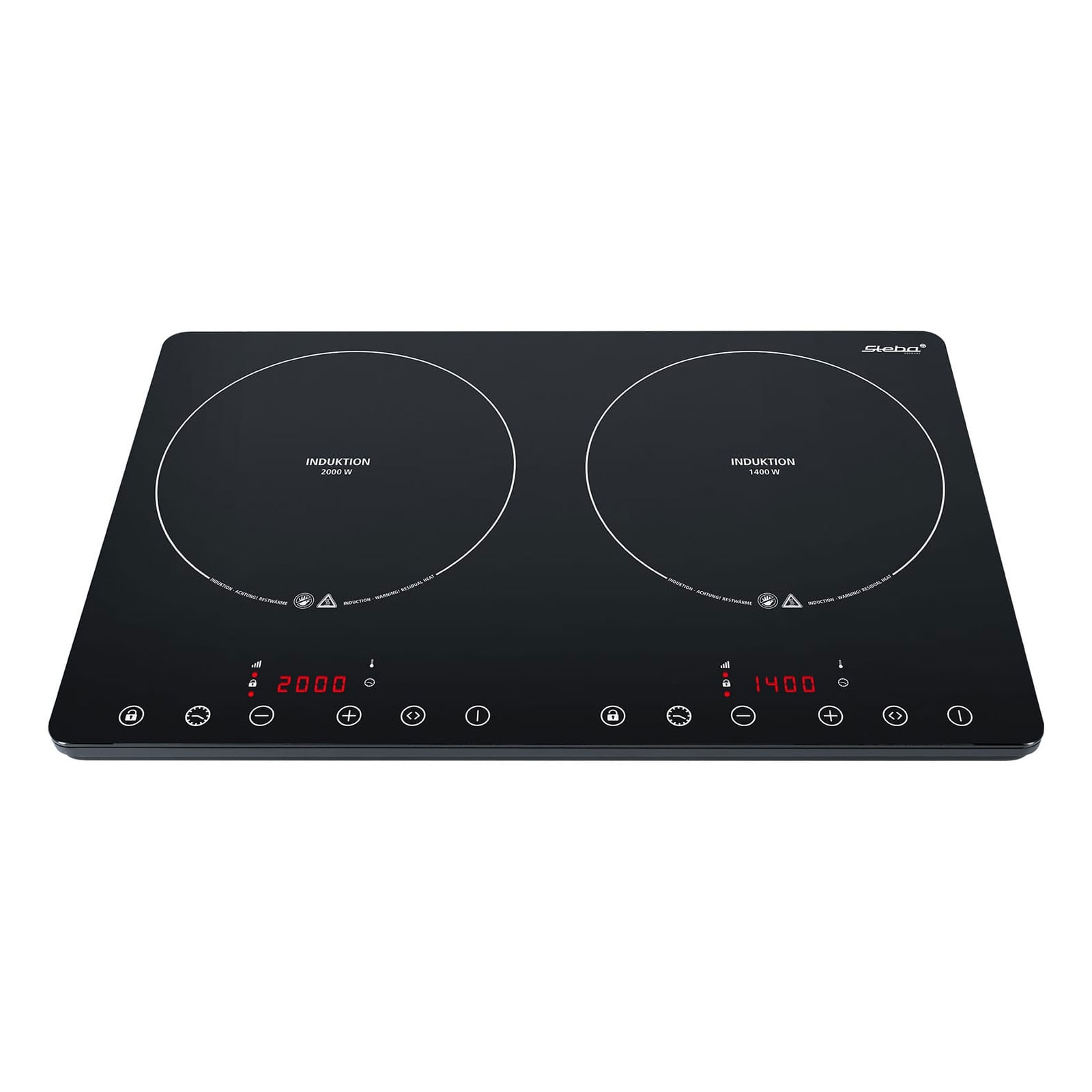 STEBA IK 650 SLIM Induktions Doppelkochplatte STEBA IK 650 SLIM Induktions Doppelkochplatte