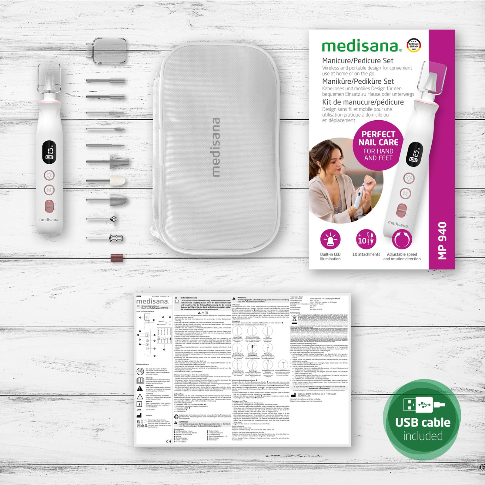 MEDISANA MP 940 Maniküre & Pediküre Set