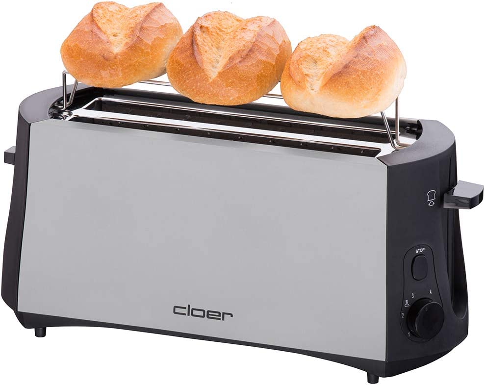 Cloer 3710 Toaster chrom matt/schwarz