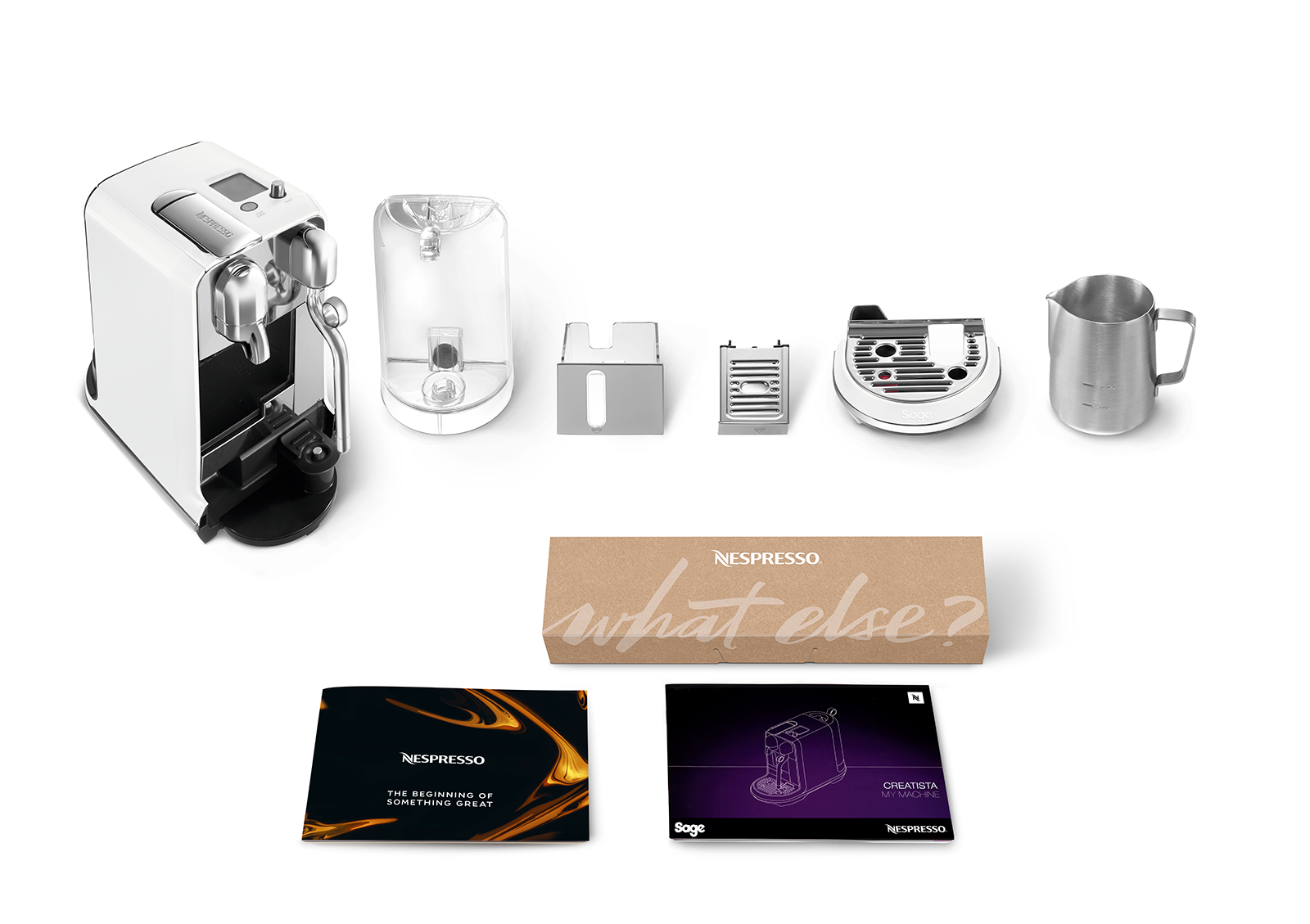 Sage The Creatista Plus Nespresso-Maschine Sea Salt