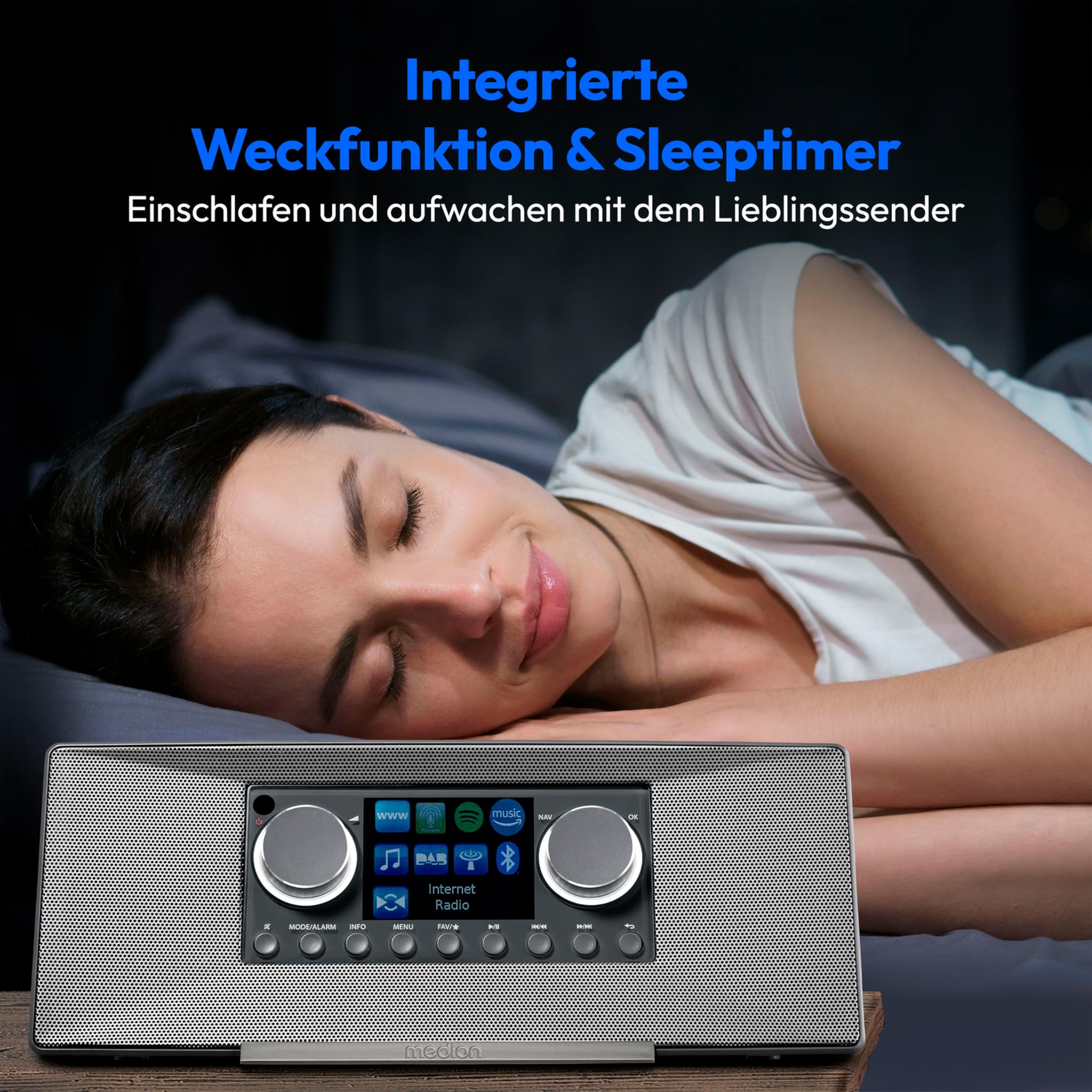 MEDION P85333 Internetradio mit DAB+