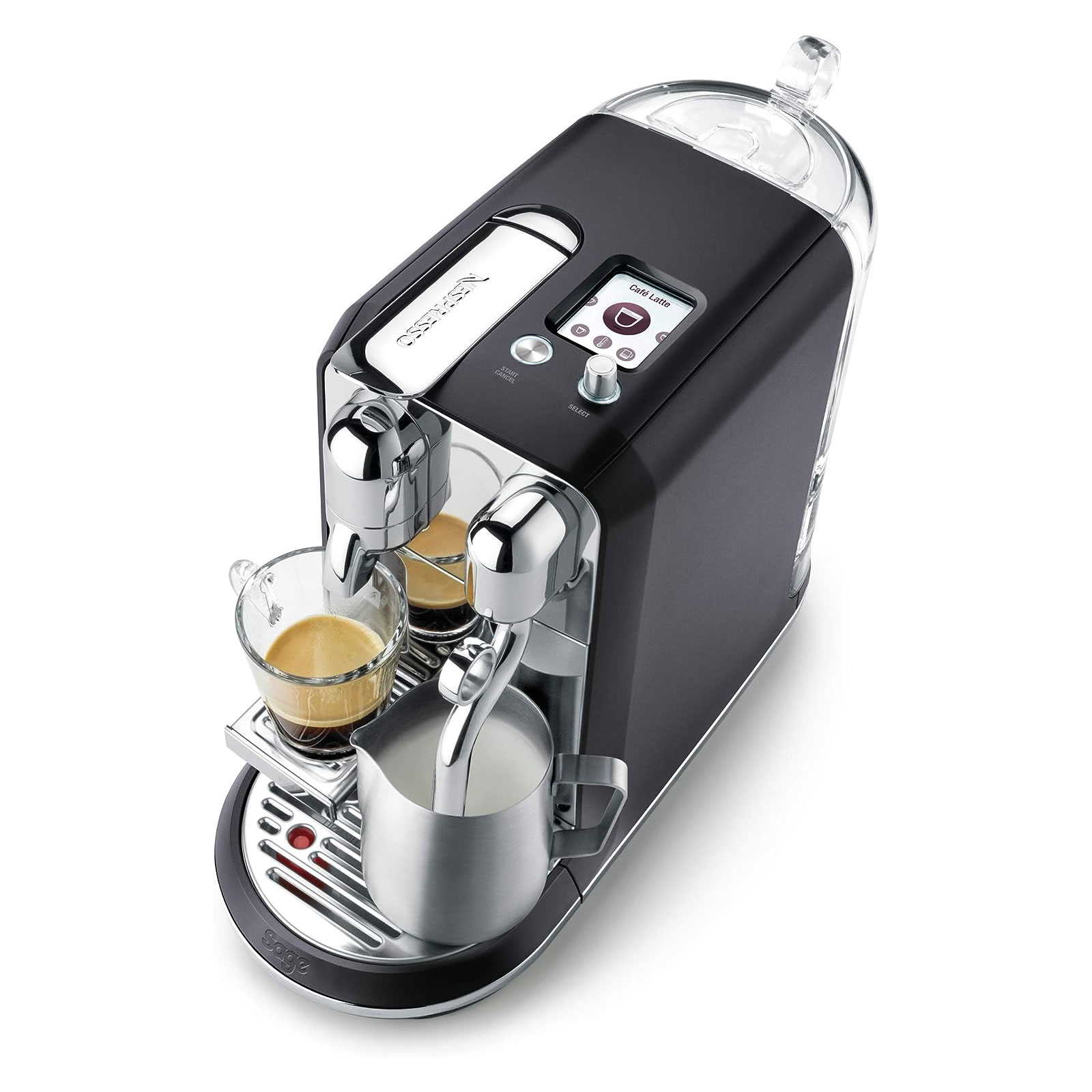 Sage the Creatista Plus SNE800BTR Trüffelschwarz Nespresso-Kapselmaschine