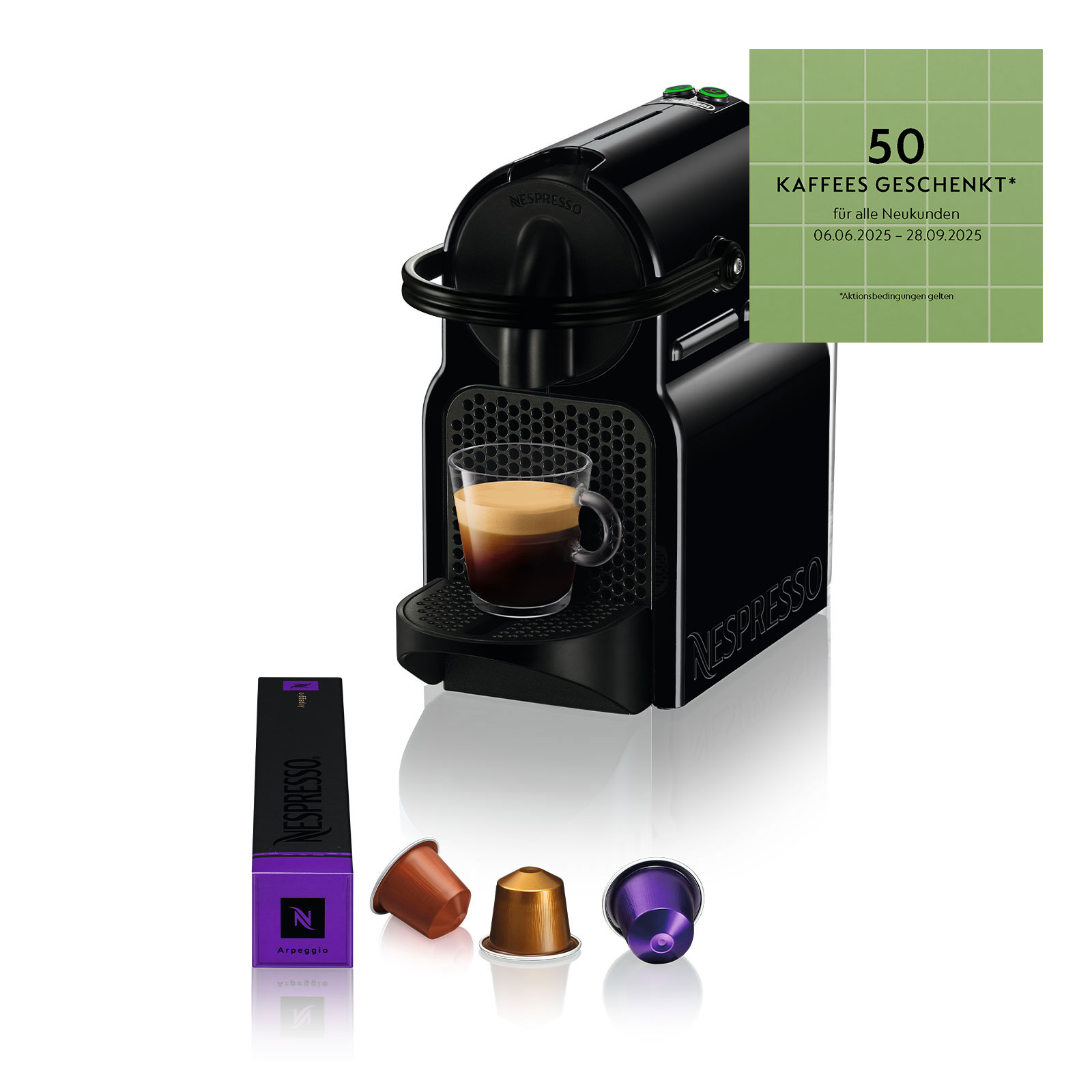 DeLonghi EN80.B Inissia Nespressomaschine