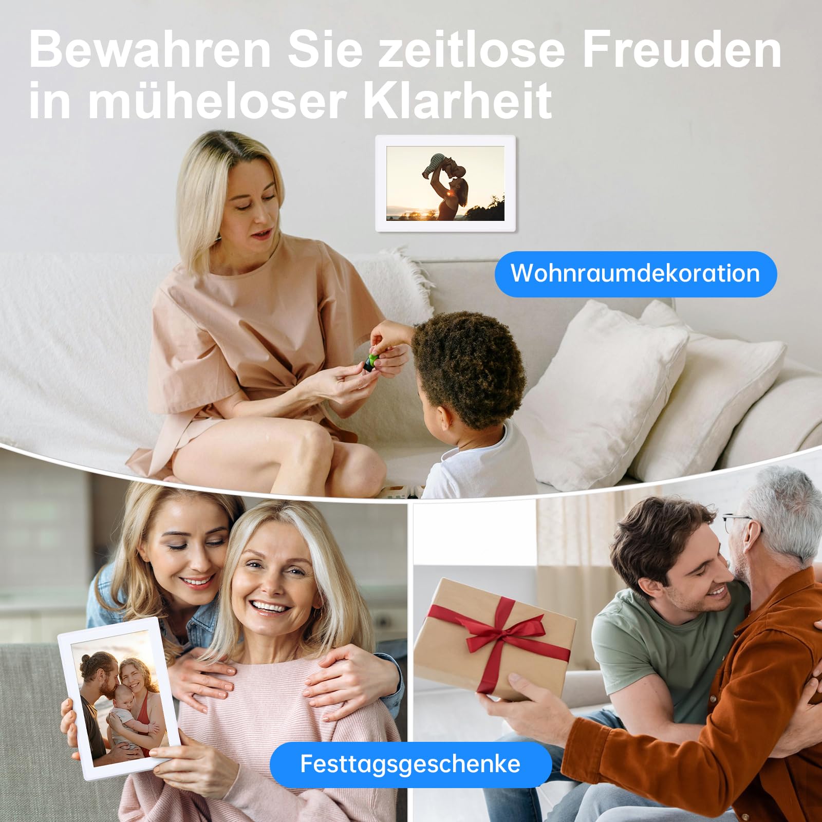 Rollei Smart Frame WiFi 100 Digitaler Bilderrahmen