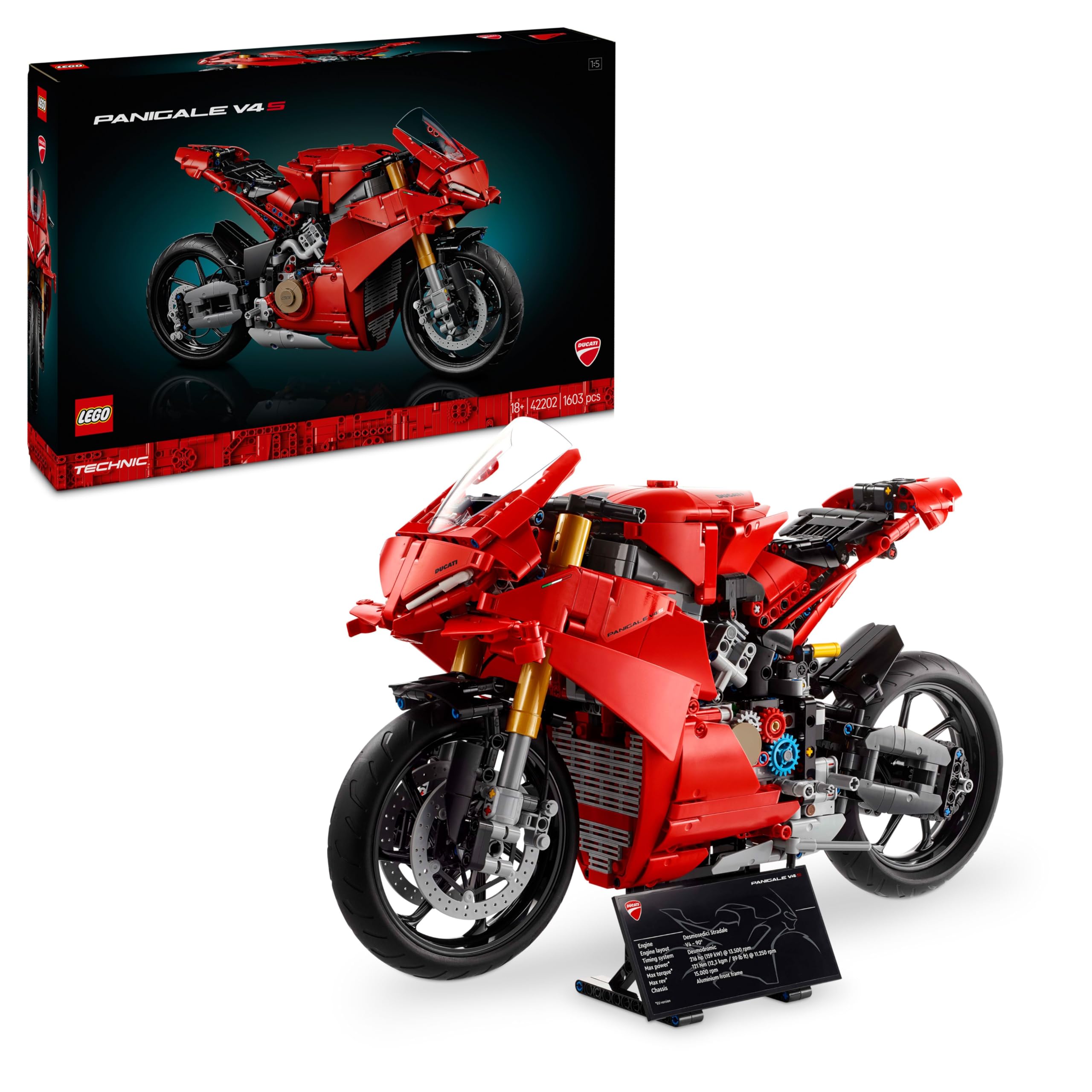 LEGO Technic Ducati Panigale V4 S Motorrad 42202