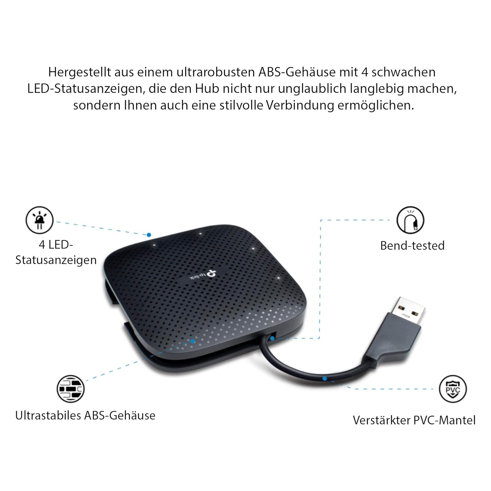 TP-LINK UH400 4-Port-USB-3.0-Hub