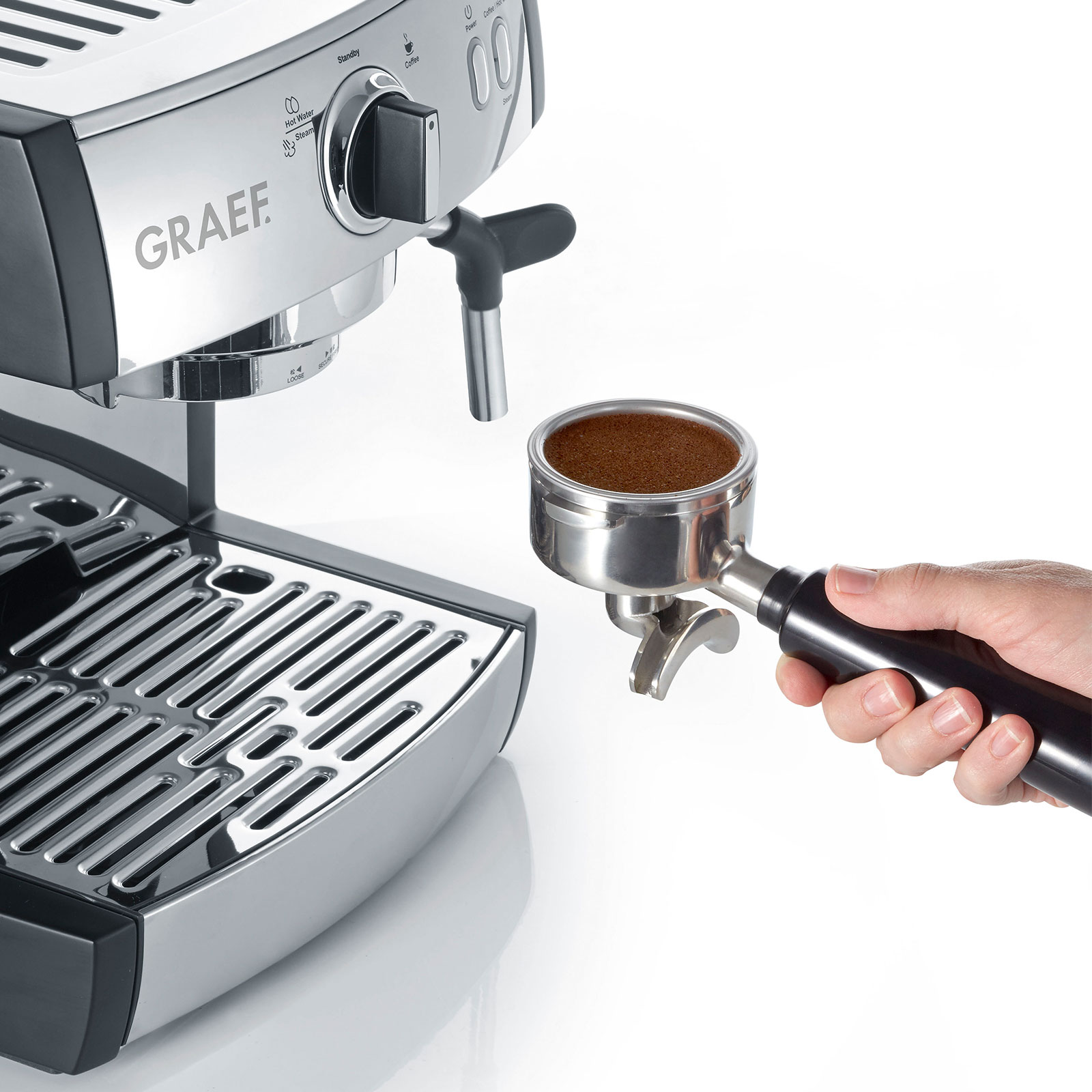 GRAEF ES 702 EU pivalla Set Siebträger inkl. Kaffeemühle CM702EU GRAEF ES 702 EU pivalla Set Siebträger inkl. Kaffeemühle CM702EU