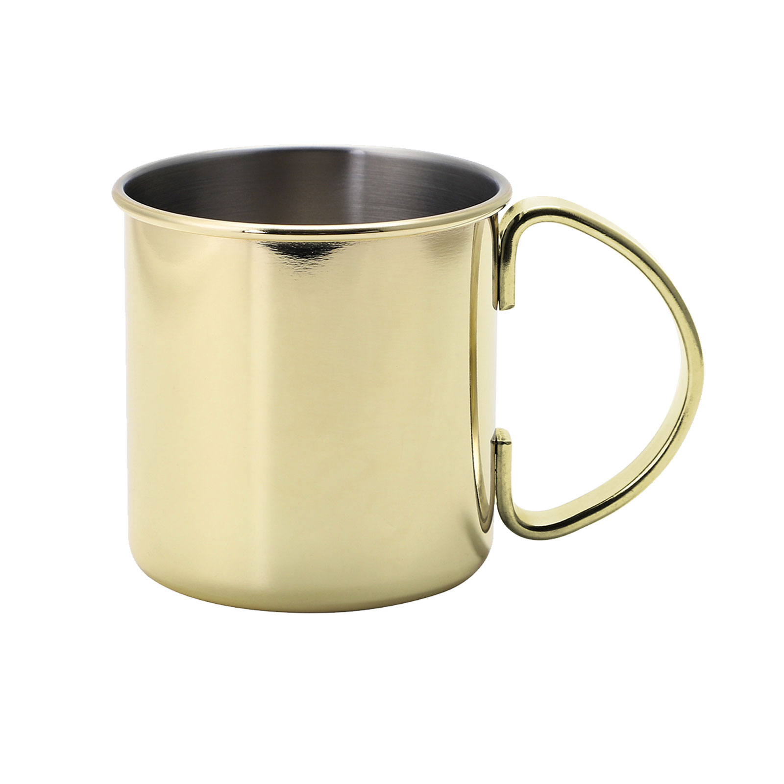 ECHTWERK Moscow Mule Becher Set 2tlg aus Edelstahl, 480 ml, 