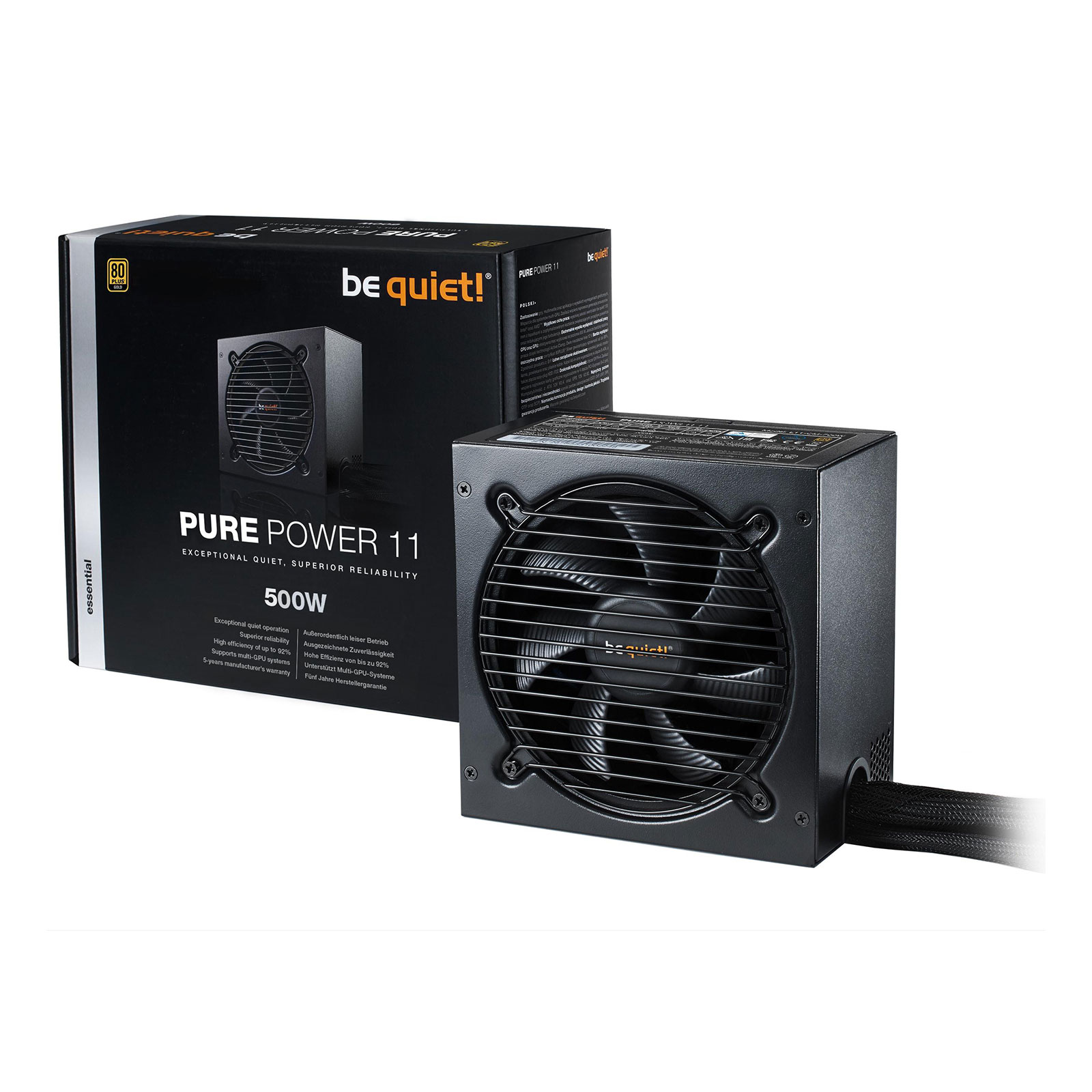 Be quiet! Pure Power 11 500W ATX schwarz PC-Netzteil (für PC)