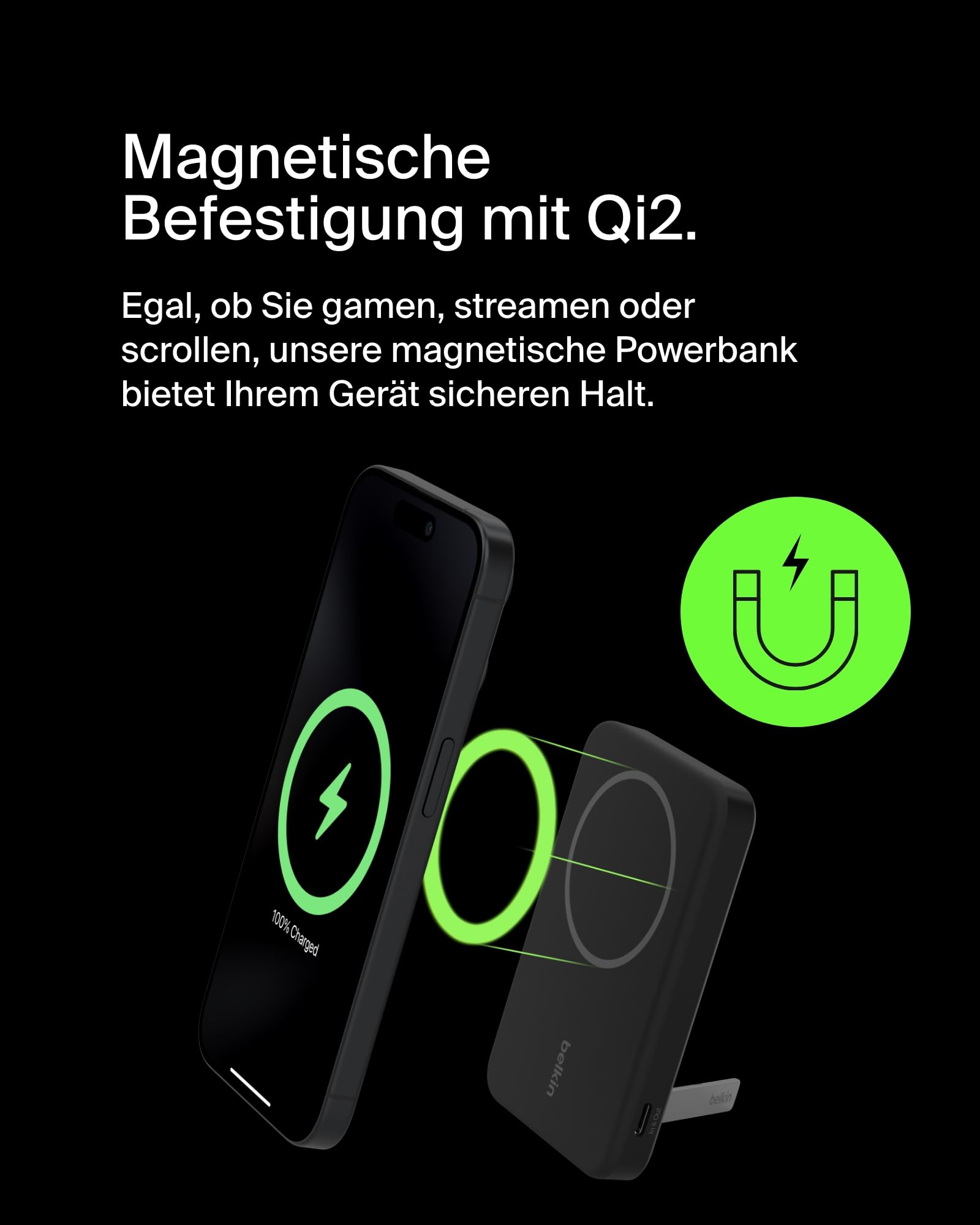 Belkin BoostCharge Pro Kabellose Powerbank