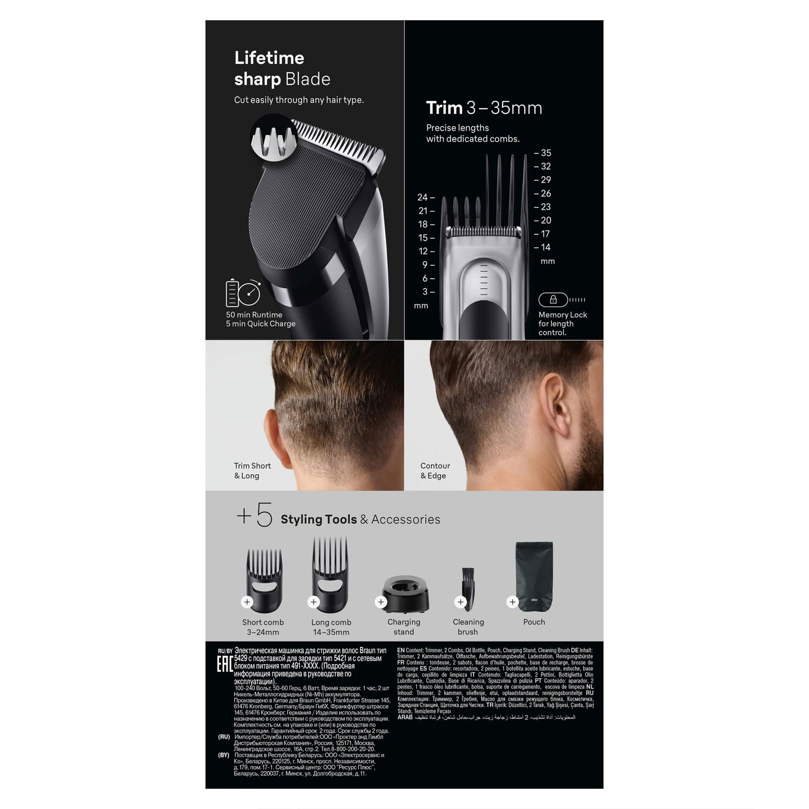 BRAUN Series 7 HC7590 Haarschneider