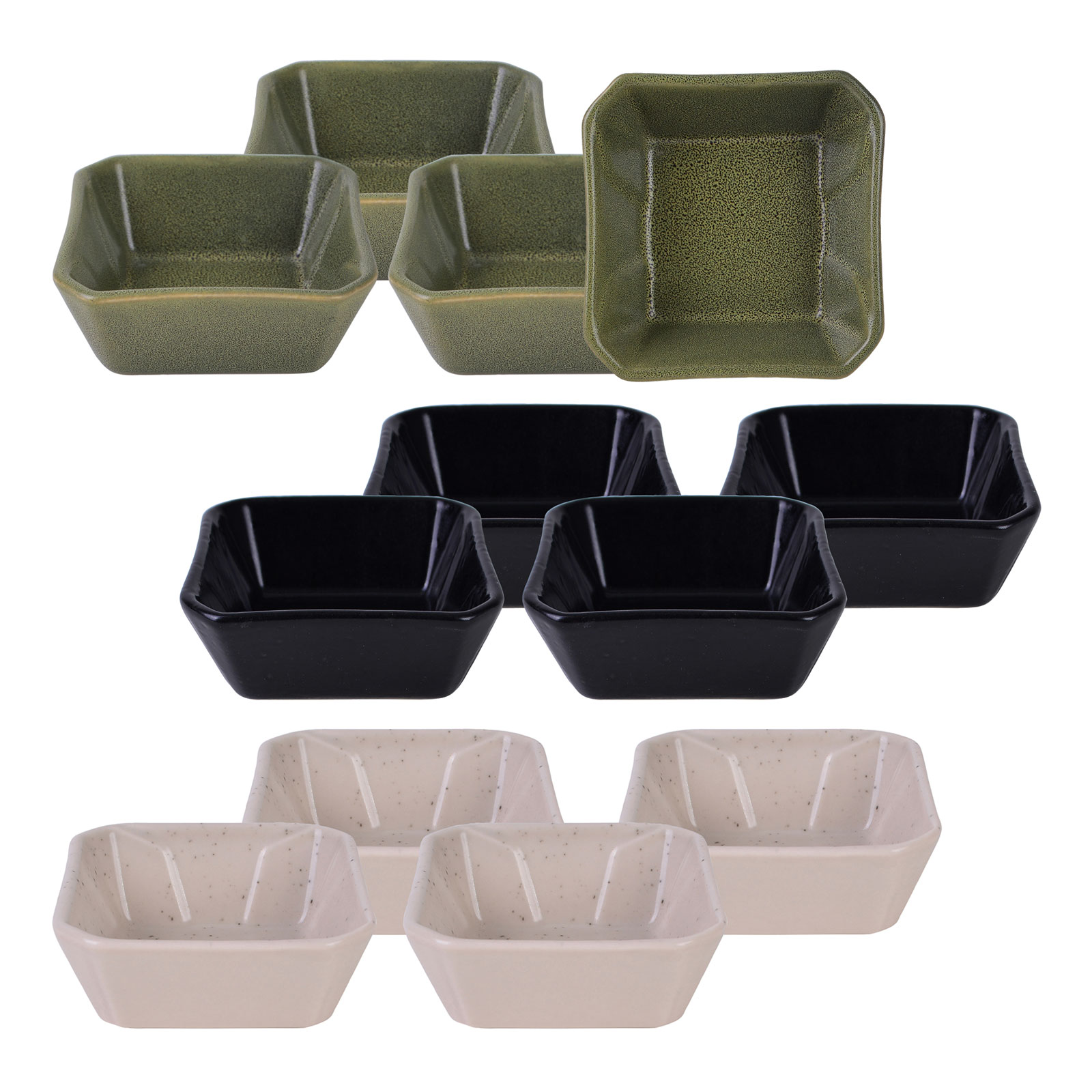 CreaTable, Serie Streat Food, Geschirrset, Streat Dip Bowl 4 teilig