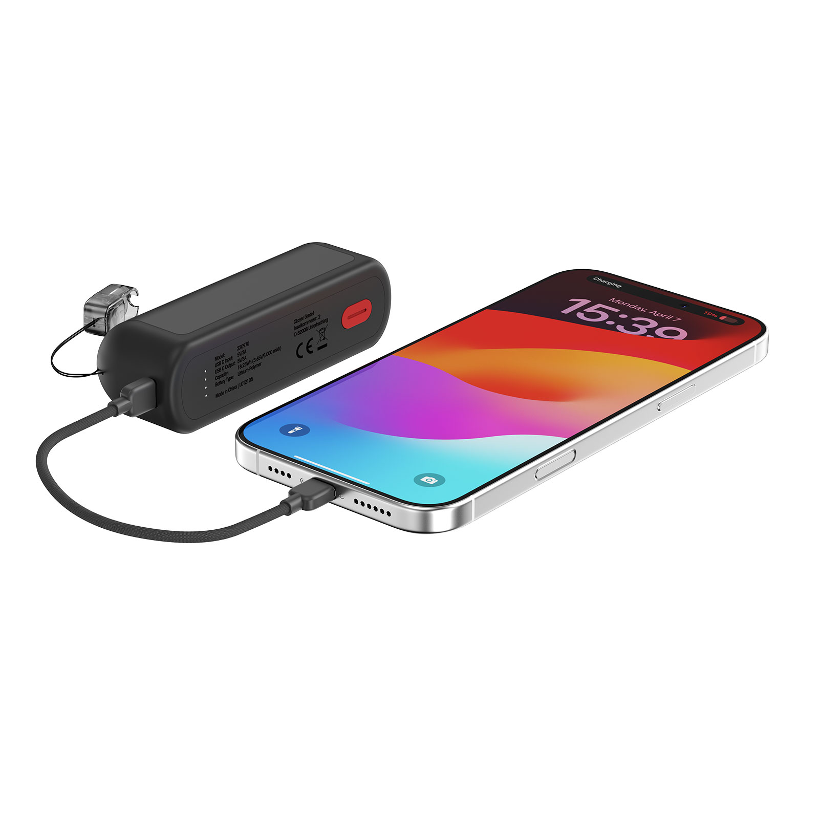 XLayer Powerbank Plus + Handwärmer Duo 2x 5000mAh, Schwarz
