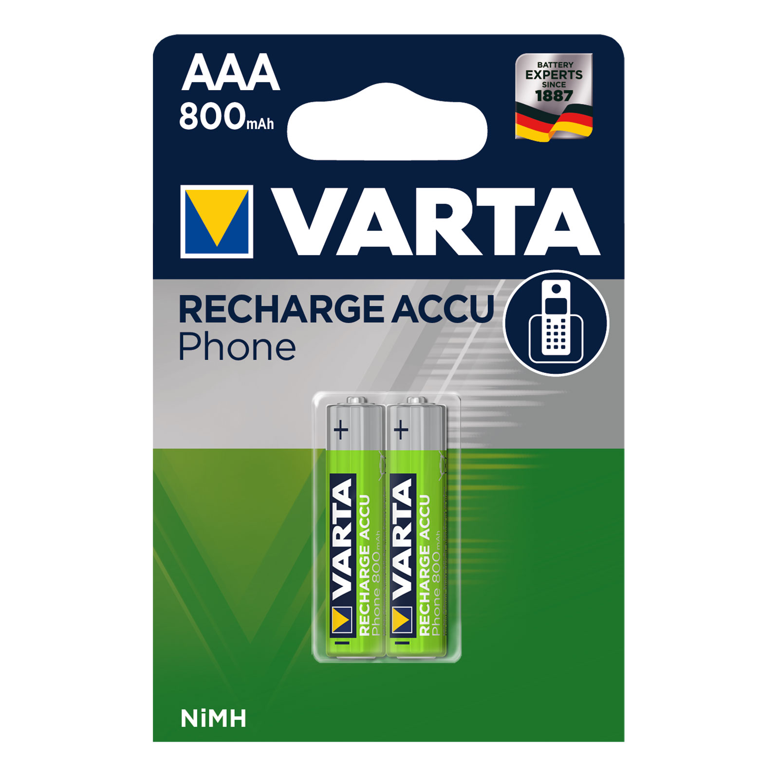 VARTA Akku Phone AAA 58398 800 mAh