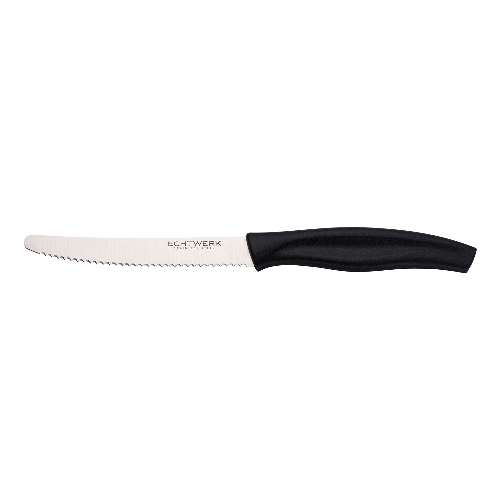 Echtwerk Brötchenmesser/ Frühstücksmesser 6 Stk. Edelstahl Wellenschliff