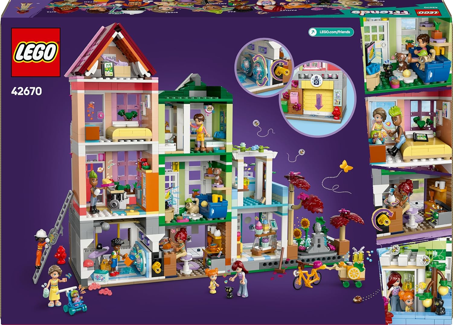 LEGO Friends Heartlake City Wohn- und Einkaufsstraße 42670