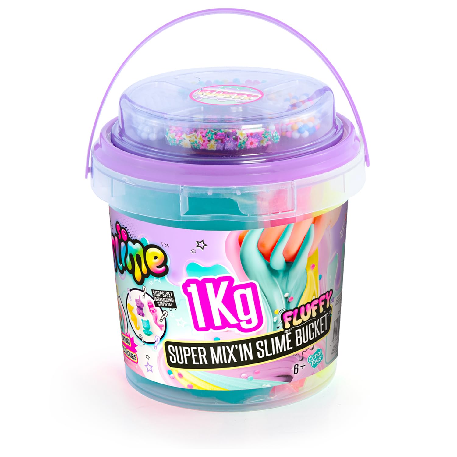 Canal Toys - So Slime - 1 kg fertiger Schleim-Eimer - Mix’in & dekorieren